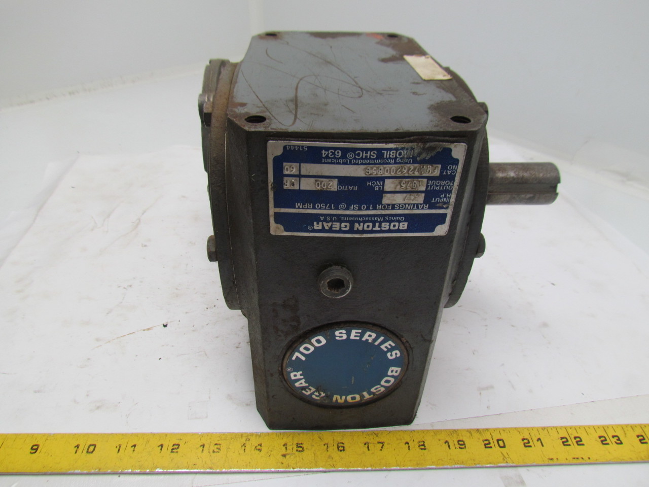 Boston Gear FWA726200B56 Worm Gear Speed Reducer Gear Box 2001 Double