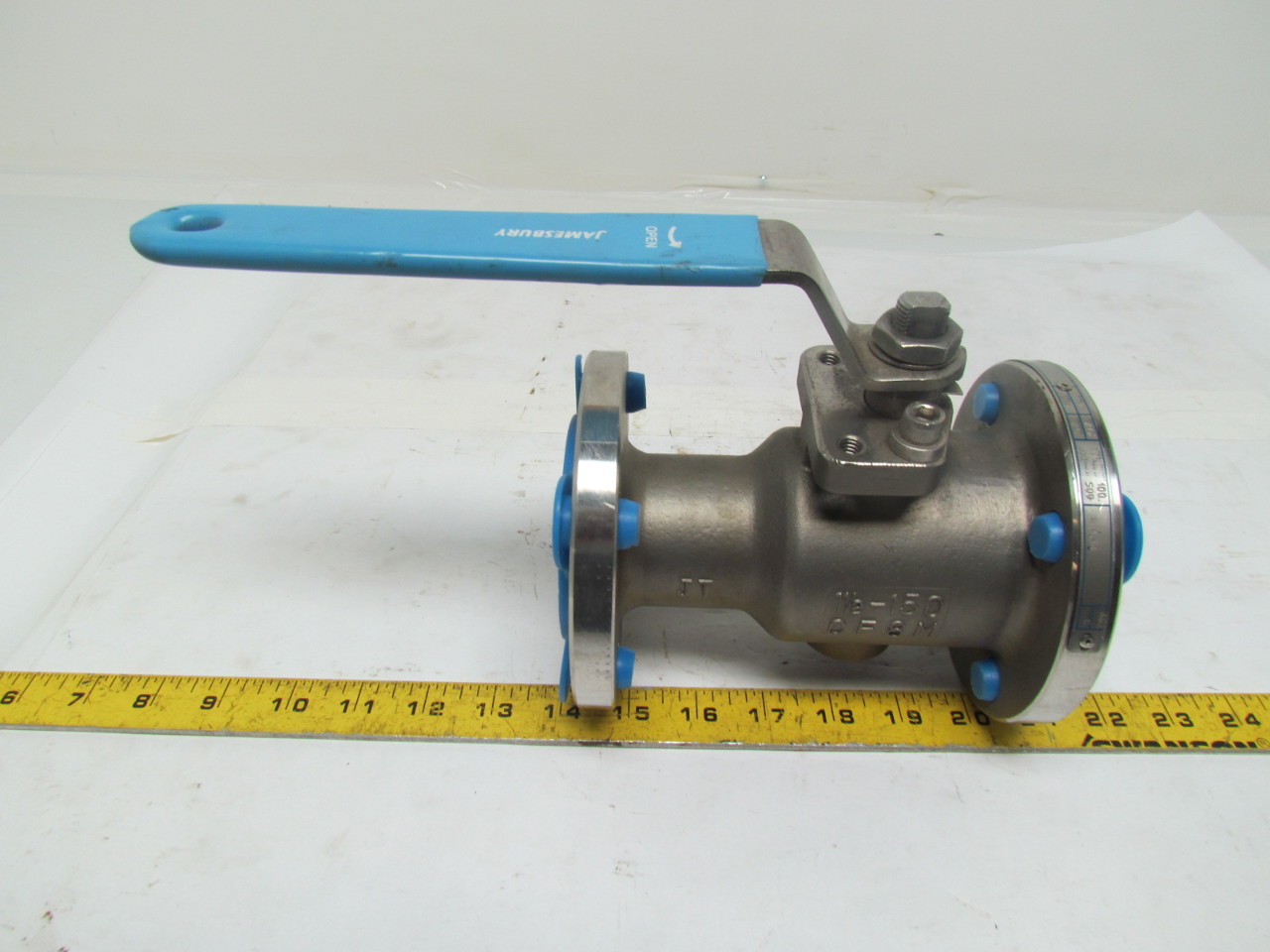 Jamesbury 11/2"6150313600XT 11/2"Flanged Stainless Steel Ball Valve