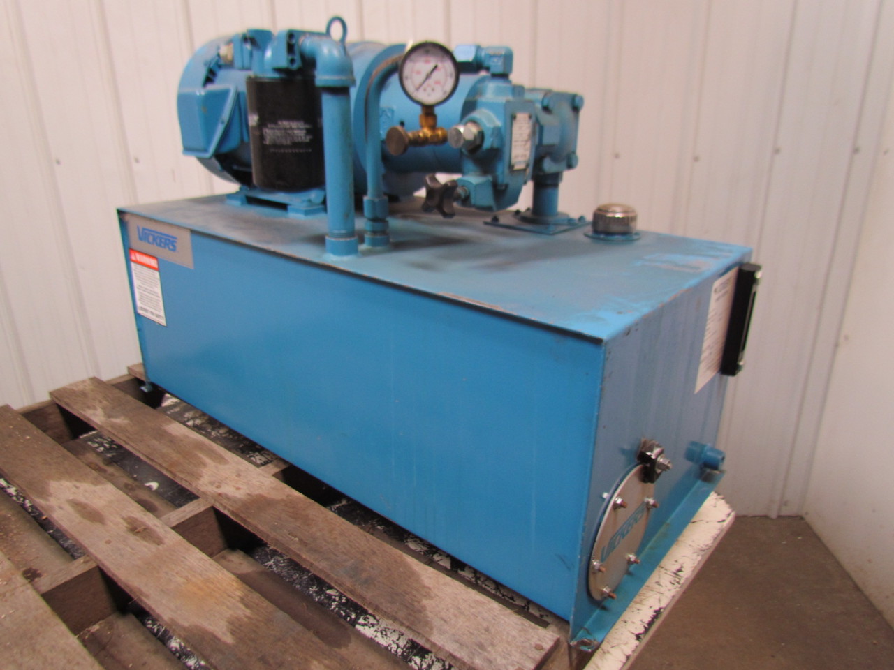 Vickers V201P7P1D11 Fixed Displacement 30 Gal Hydraulic Power Unit