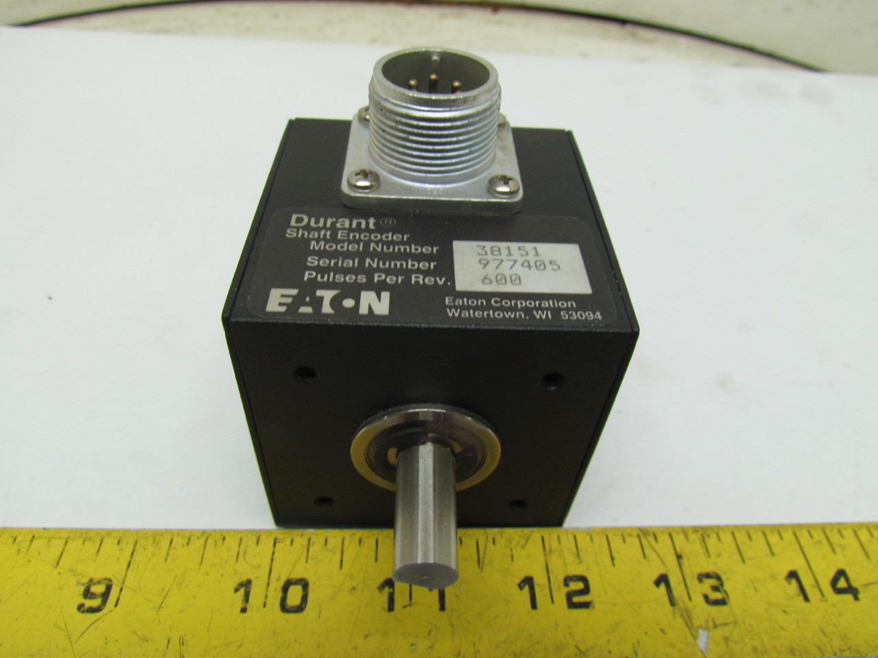 Eaton Durant 38151 Dual Shaft Encoder 600 PPR 6Pin Connector eBay