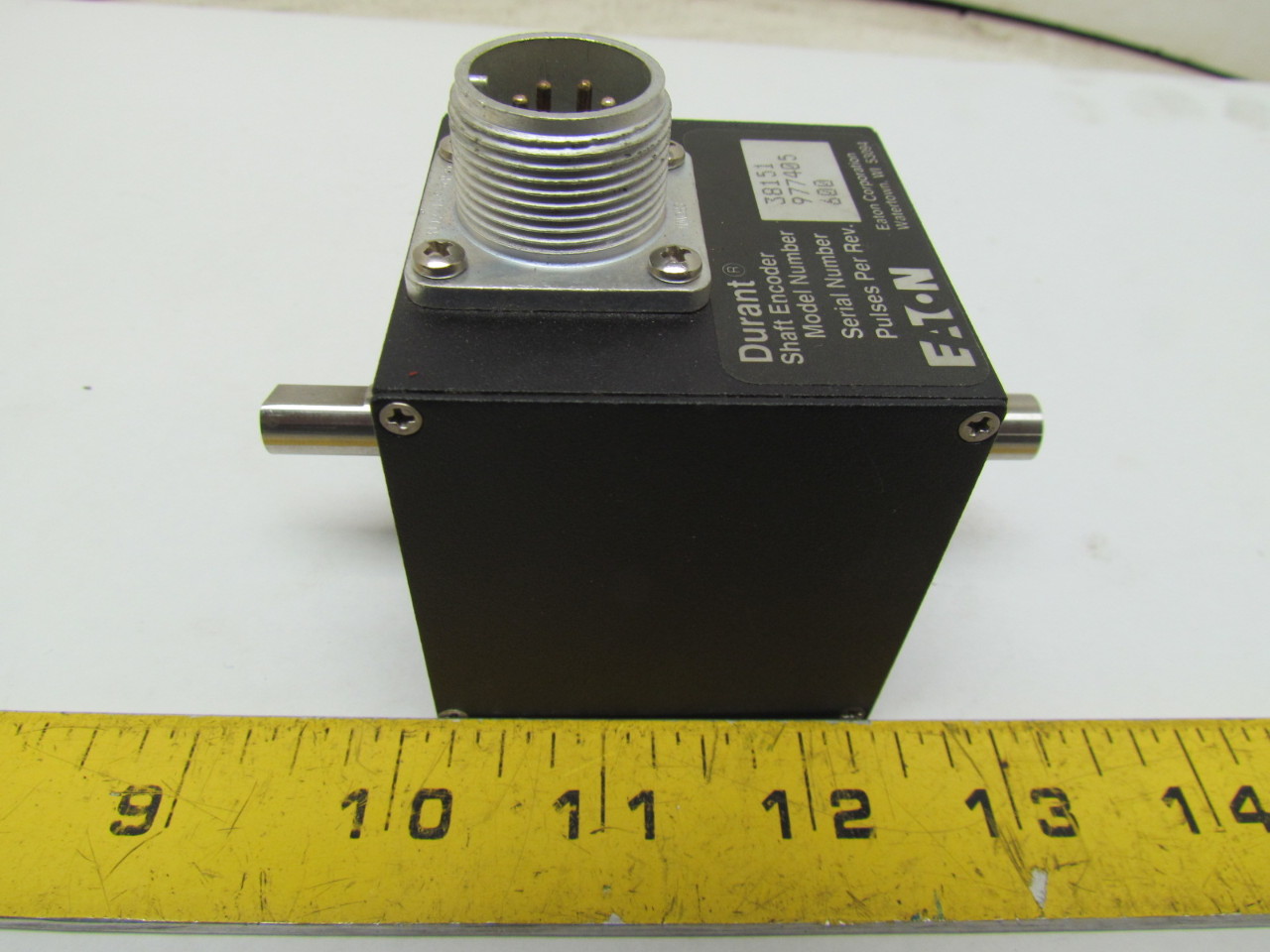 Eaton Durant 38151 Dual Shaft Encoder 600 PPR 6Pin Connector eBay