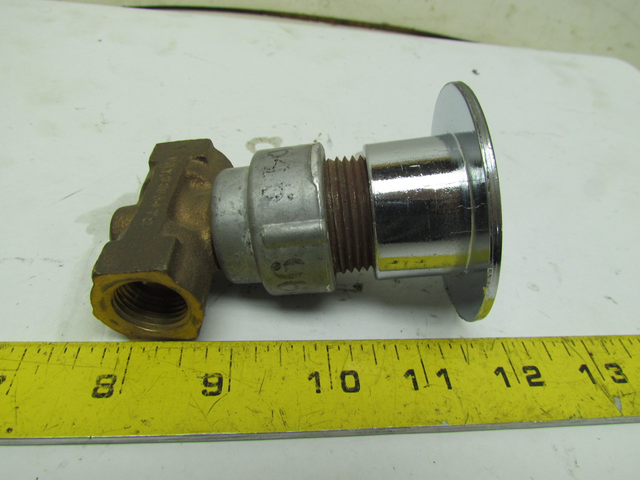 BLUE FLAME Model "5" Straight Log Lighter1/2"npt Gas Valve Chrome Flange W/Key eBay