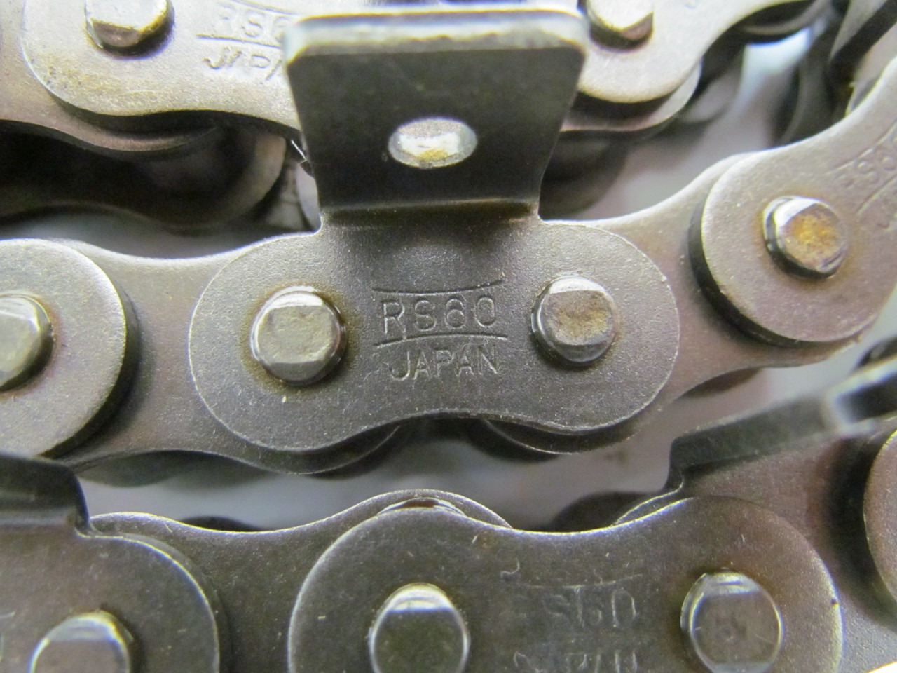 Tsubaki RS603LA1 No 60 Roller Chain 10' 9"L A1 Attachment Riveted