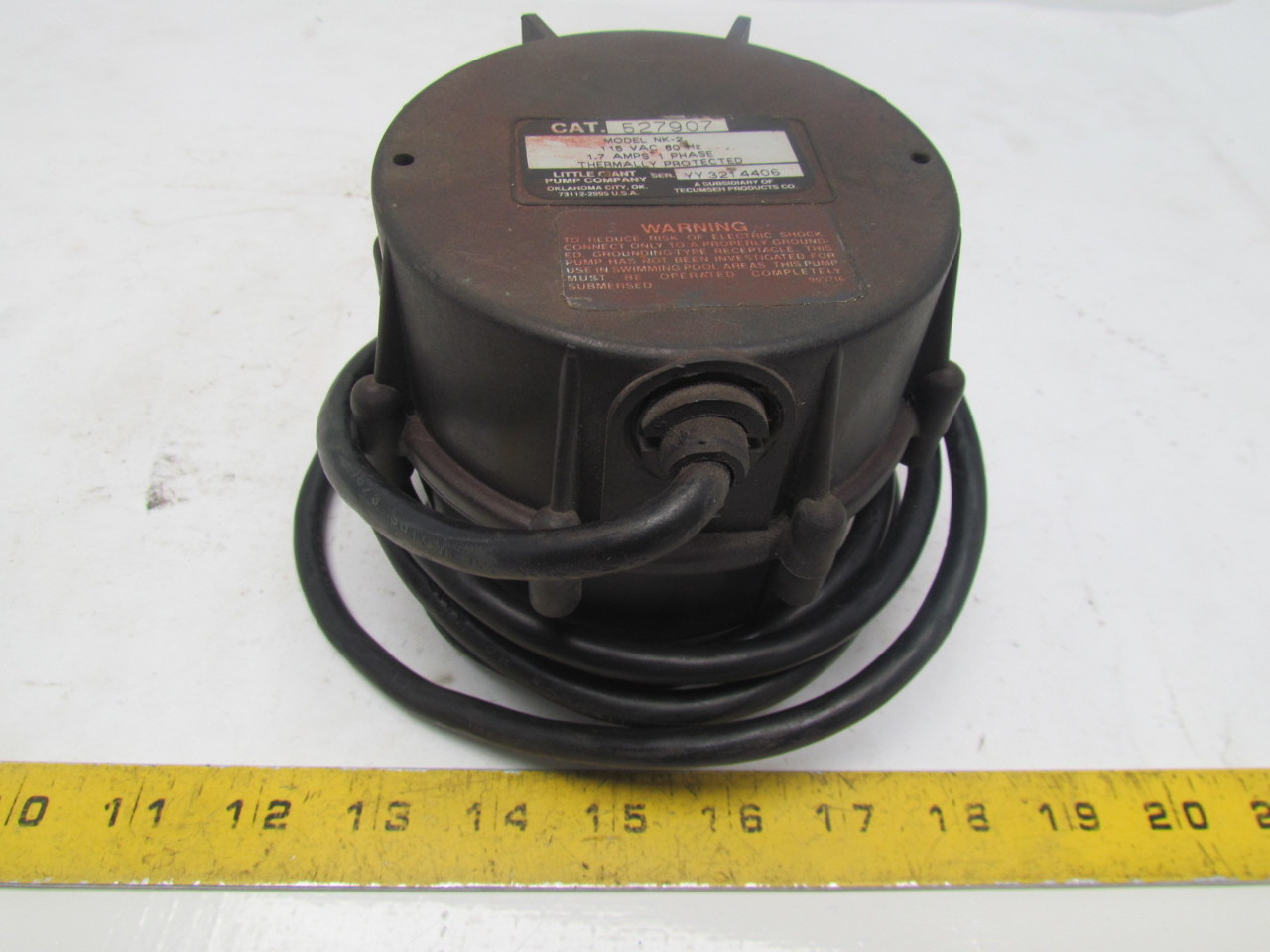 Little Giant NK2 527907 Submersible Pump 115V For Parts or Repair eBay