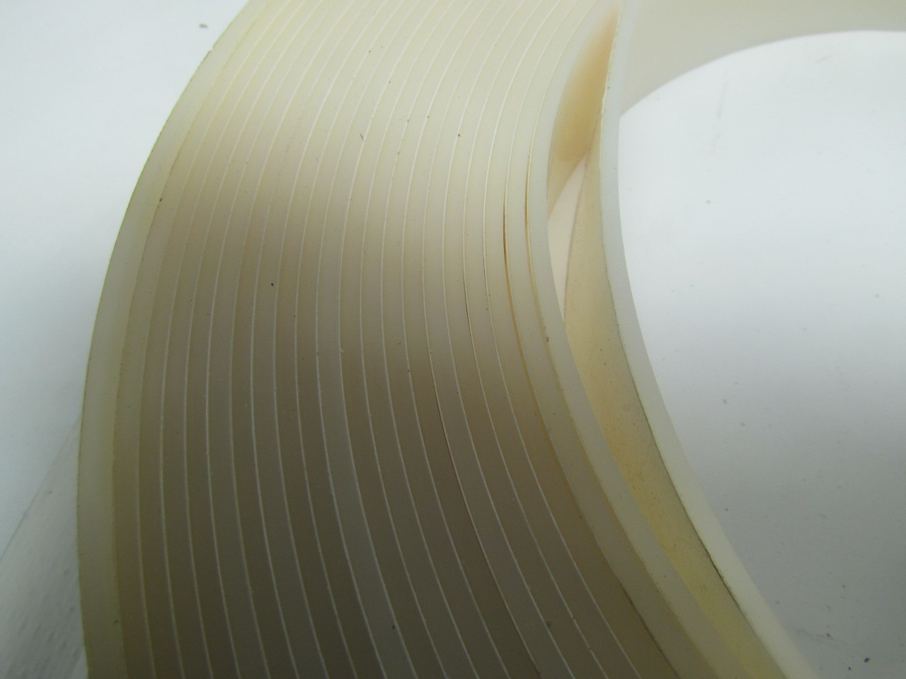 White Plastic Shim Stock 11/2"x1/8" 0.125 Thickness 55' Roll Adhesive