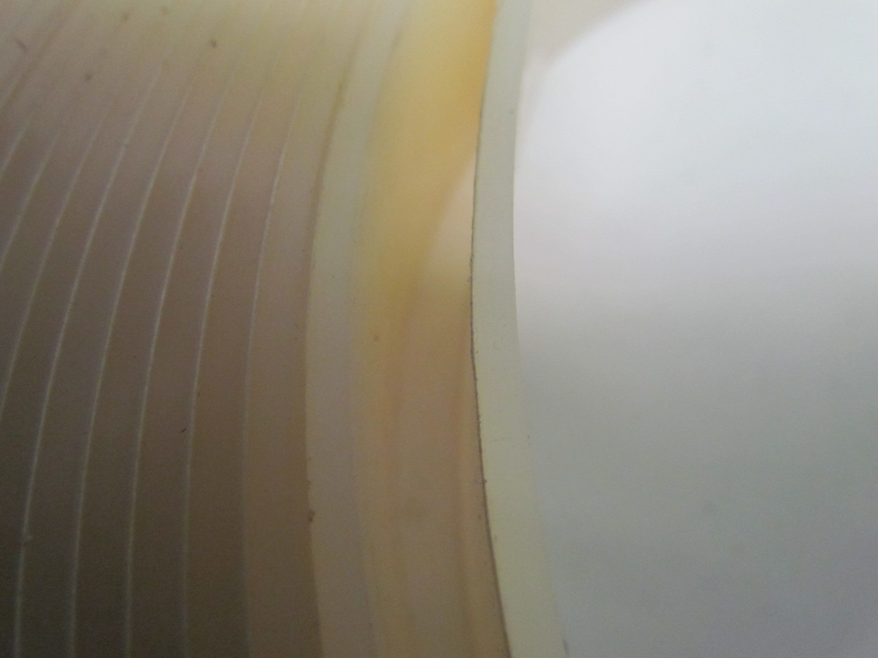 White Plastic Shim Stock 11/2"x1/8" 0.125 Thickness 55' Roll Adhesive