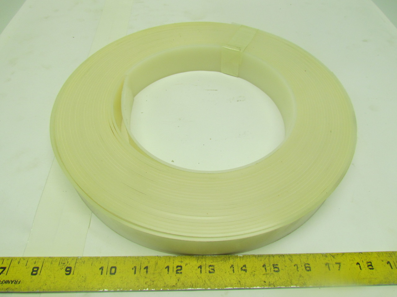 White Plastic Shim Stock 11/2"x1/8" 0.125 Thickness 55' Roll Adhesive