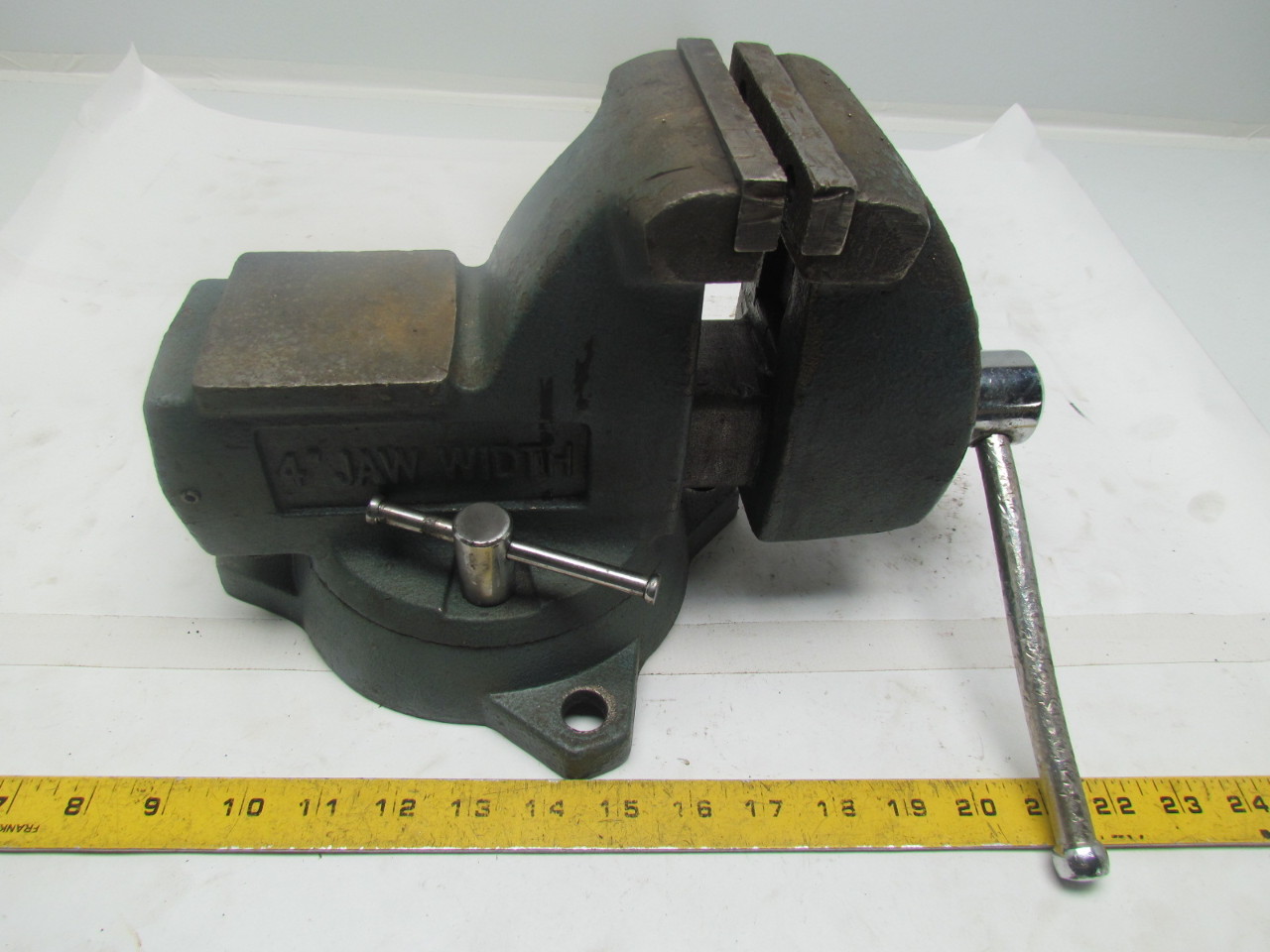 Wilton Mechanics Vise 4" Jaw W/Swivel Base Opens to 3" eBay