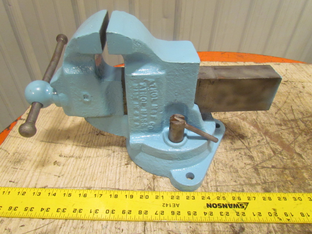 ATHOL 624N 4" Jaw Machinst Bench Vise Swivel Base Opens to 51/2" eBay