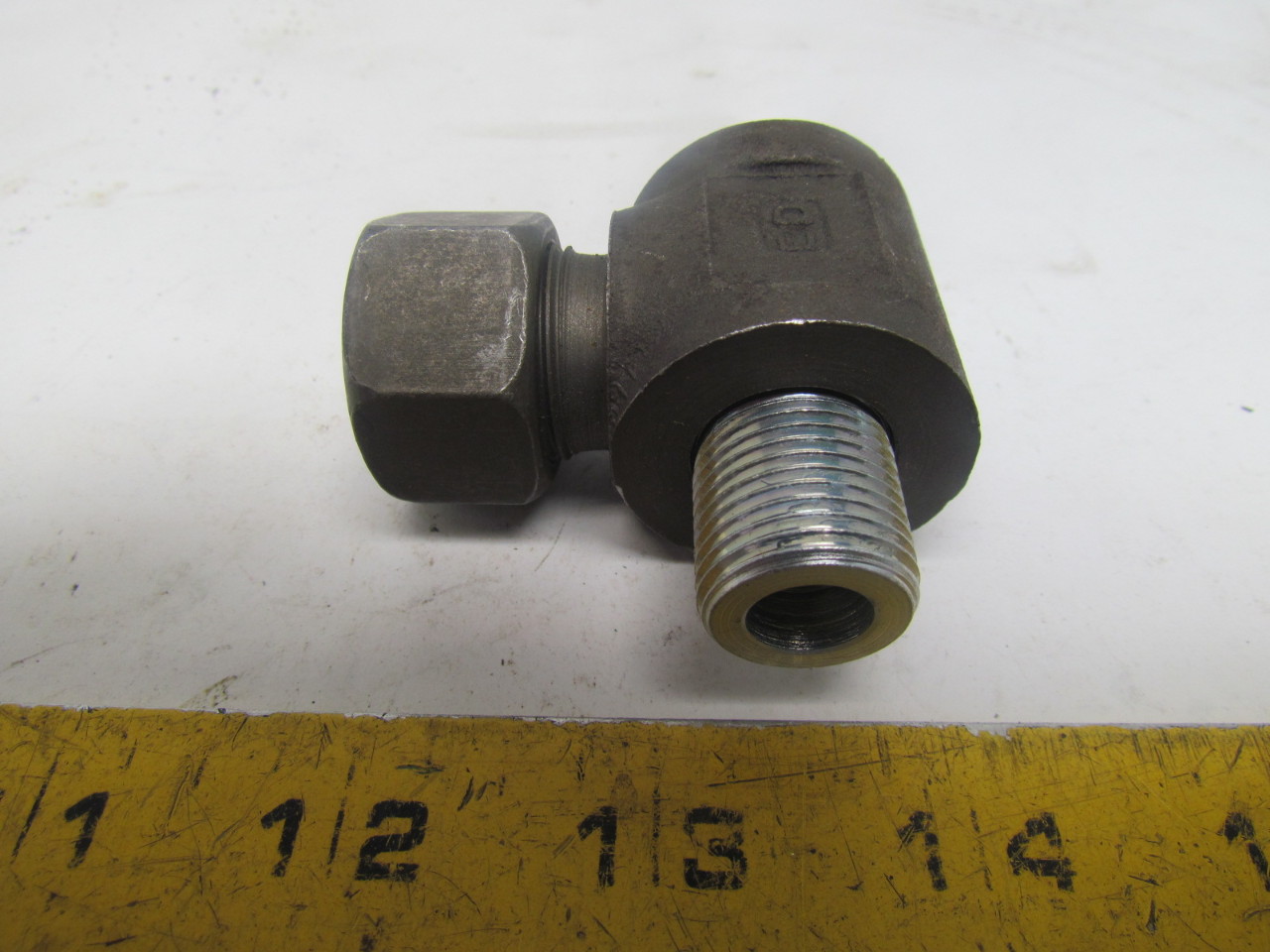 Parker EO WH15LR Metric Flareless Fitting Banjo Elbow 15mm Tube OD x G1