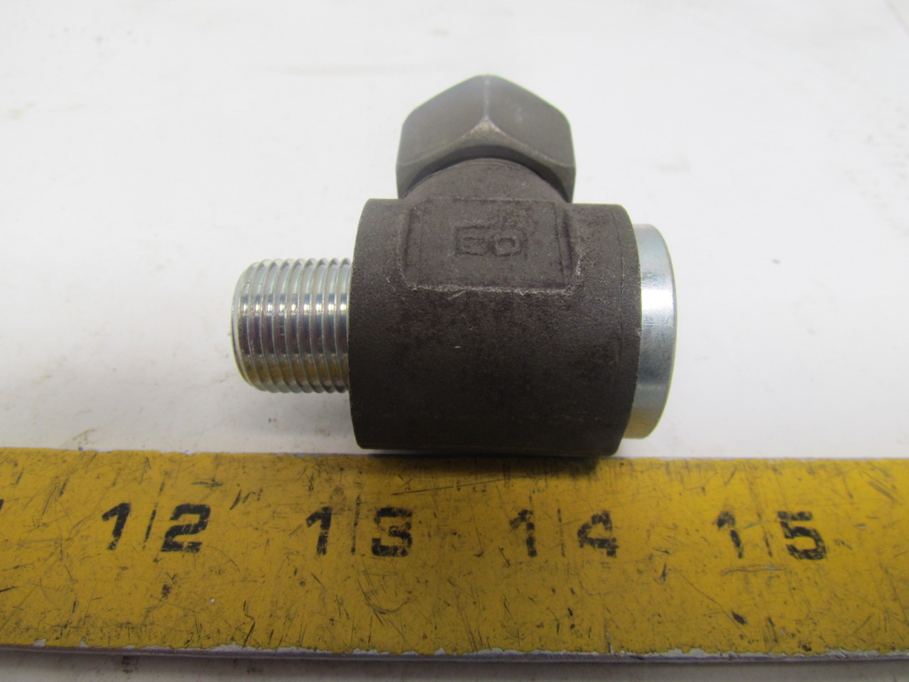 Parker EO WH15LR Metric Flareless Fitting Banjo Elbow 15mm Tube OD x G1