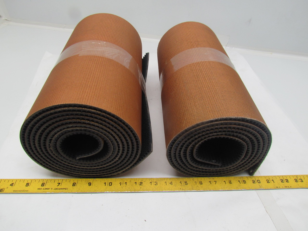 2Ply Black Rubber Rough Top Incline Conveyor Belt 12" Wide 2Rolls 17' Total eBay