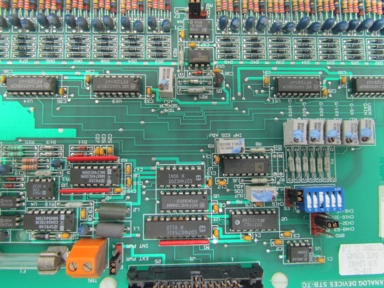 Analog Devices STBTC Thermocouple Panel Circuit Board 16Input eBay