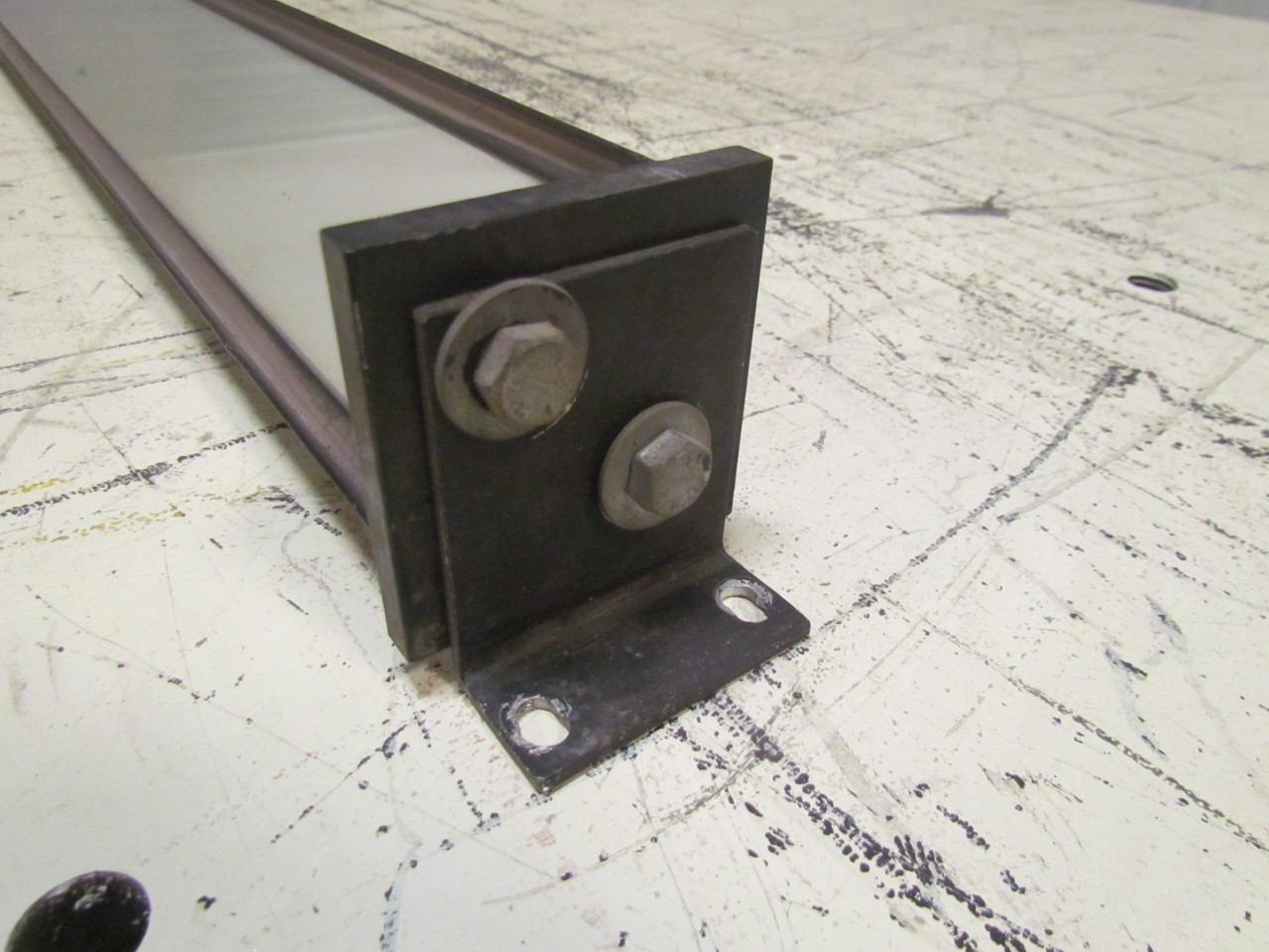 Weldotron SafeTLite 3"Wx33"L Light Curtain Corner Mirror w/Brackets