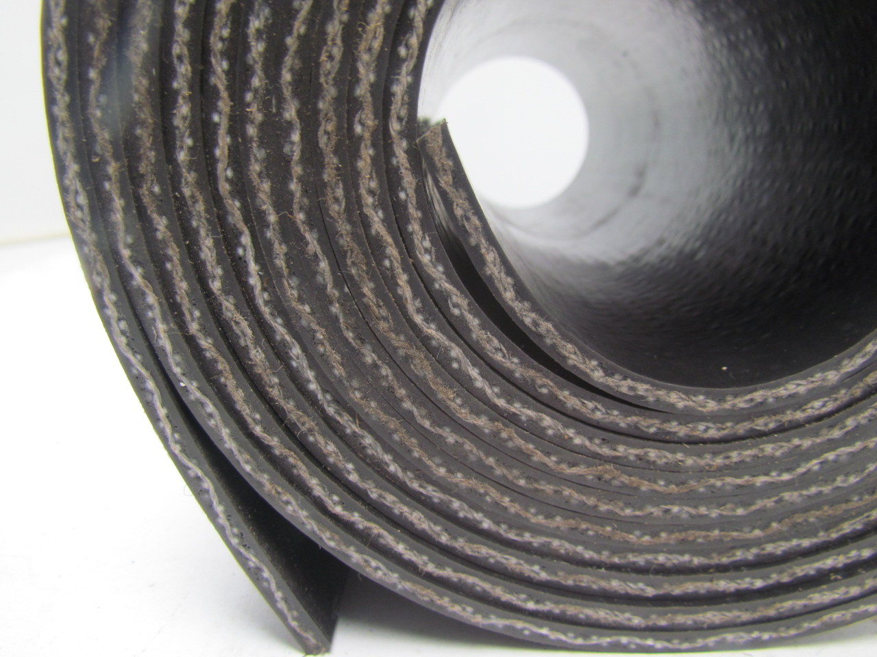 Black PVC Rubber Smooth Top Heavy Duty Conveyor Belt 8"x10'L 2Rolls 20