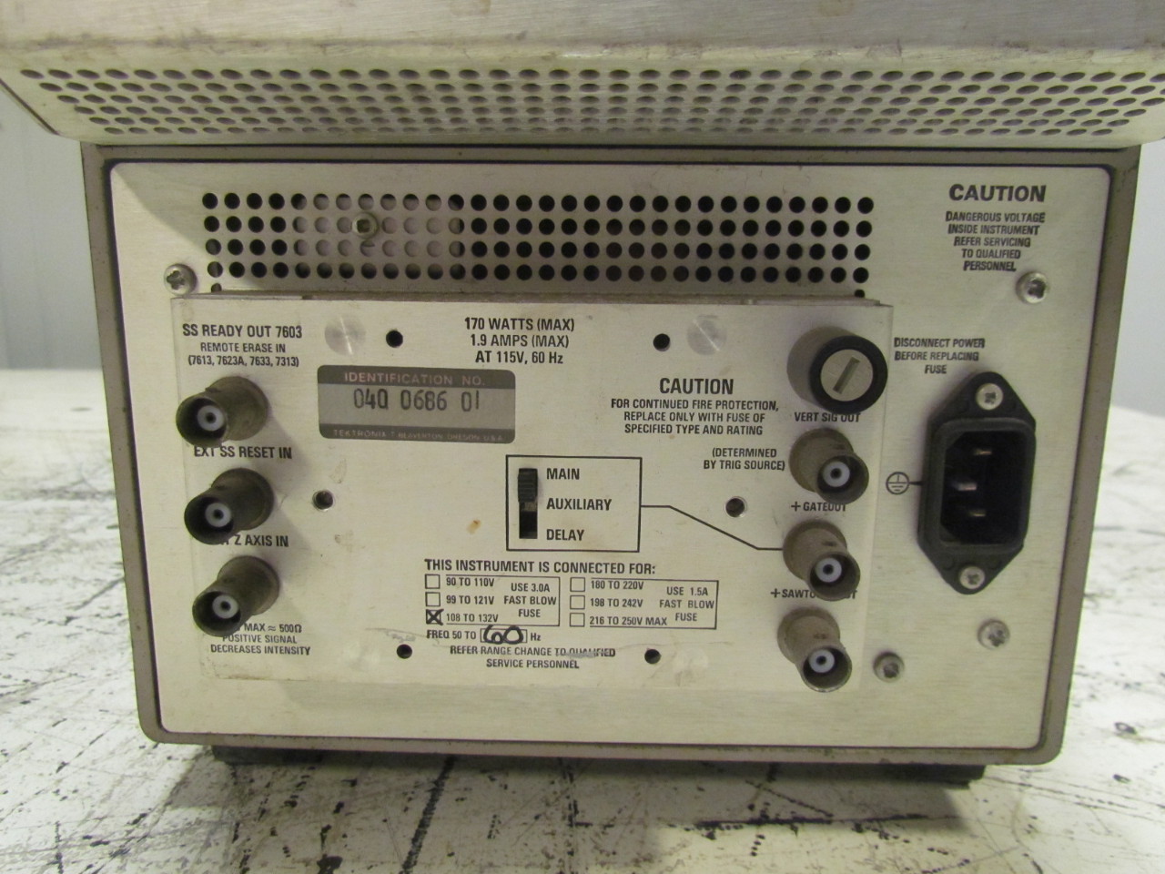 Tektronix 7633 Oscilloscope w/Plug-ins 7A18 7A26 7B53A | eBay