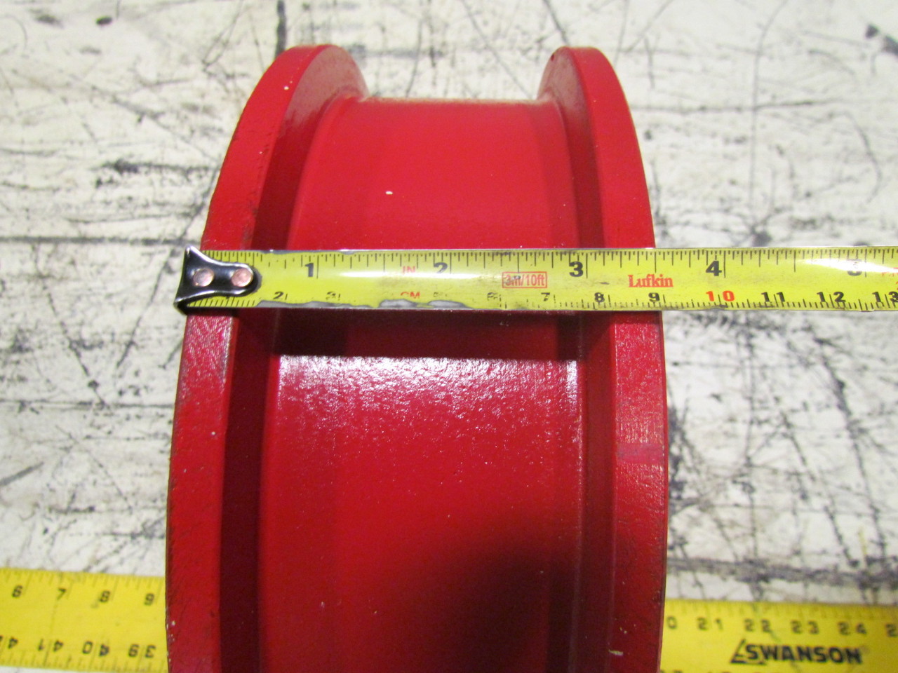 10"X21/2" Ductile Steel Double Flange Track Wheel Caster Tapered Bearings eBay