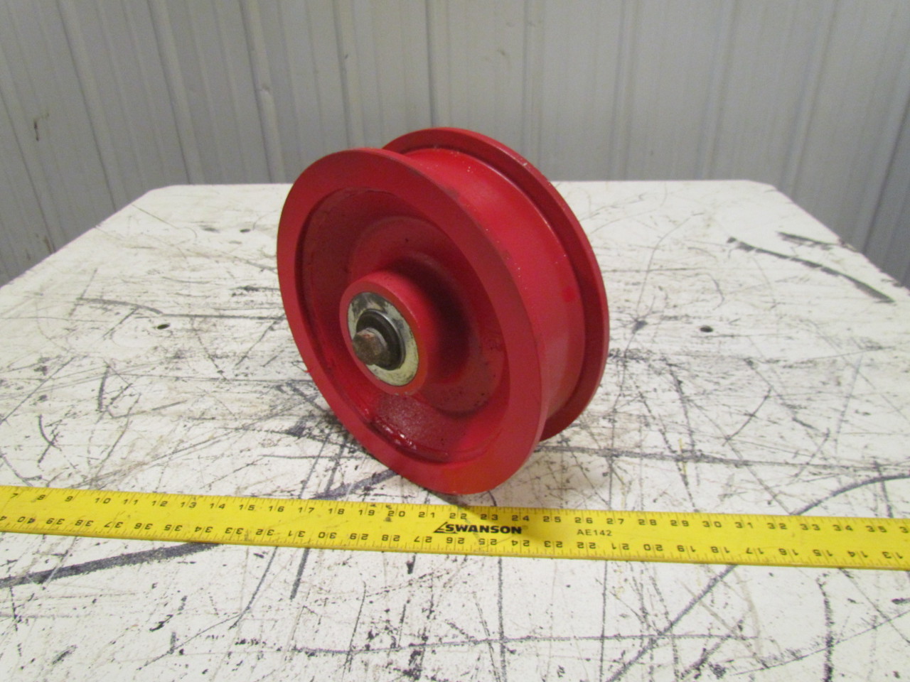 10"X21/2" Ductile Steel Double Flange Track Wheel Caster Tapered