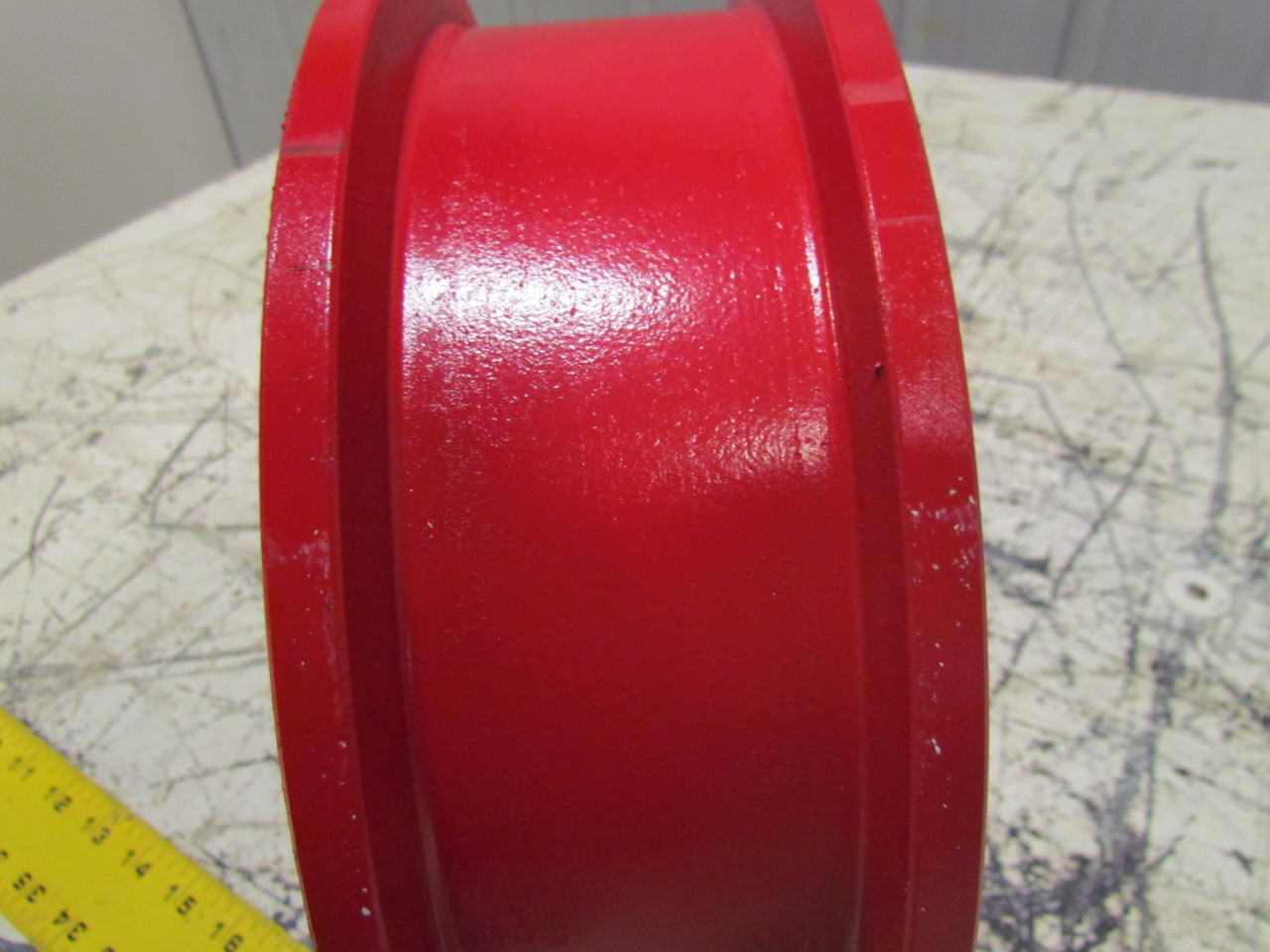 10"X21/2" Ductile Steel Double Flange Track Wheel Caster Tapered
