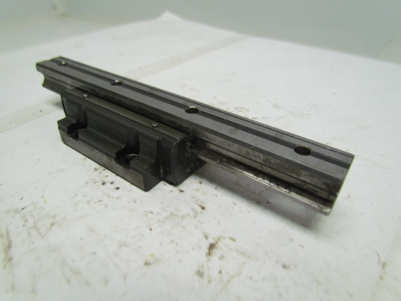 THK HSR25 219mm Linear Slide Rail W/Bearing Block eBay