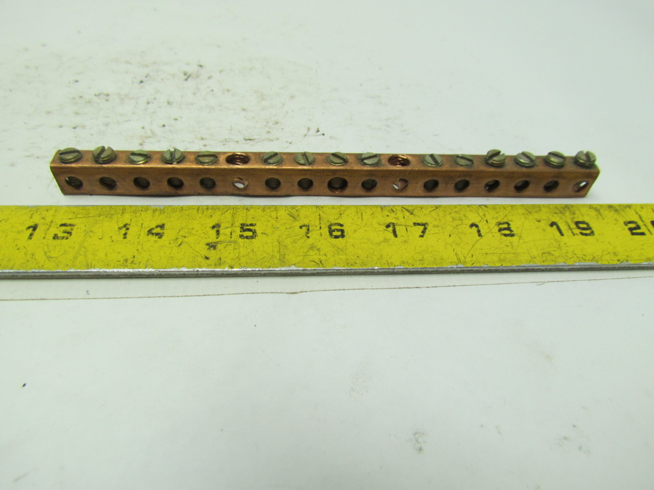 Ilsco D167 Copper Neutral Ground Bar 63/4 Length 600V Lot of 2 eBay