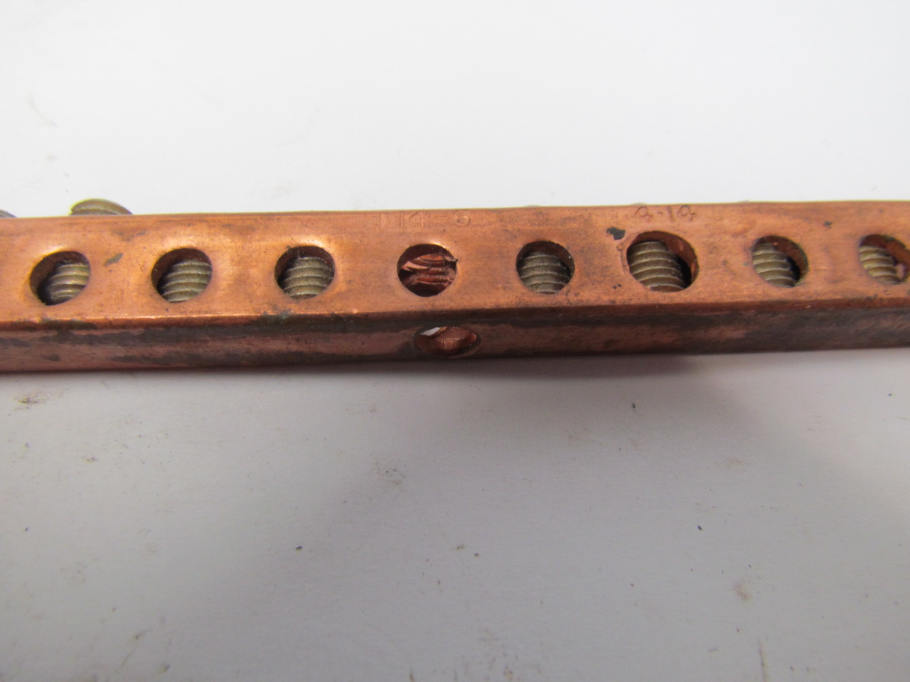 Ilsco D167 Copper Neutral Ground Bar 63/4 Length 600V Lot of 2 eBay