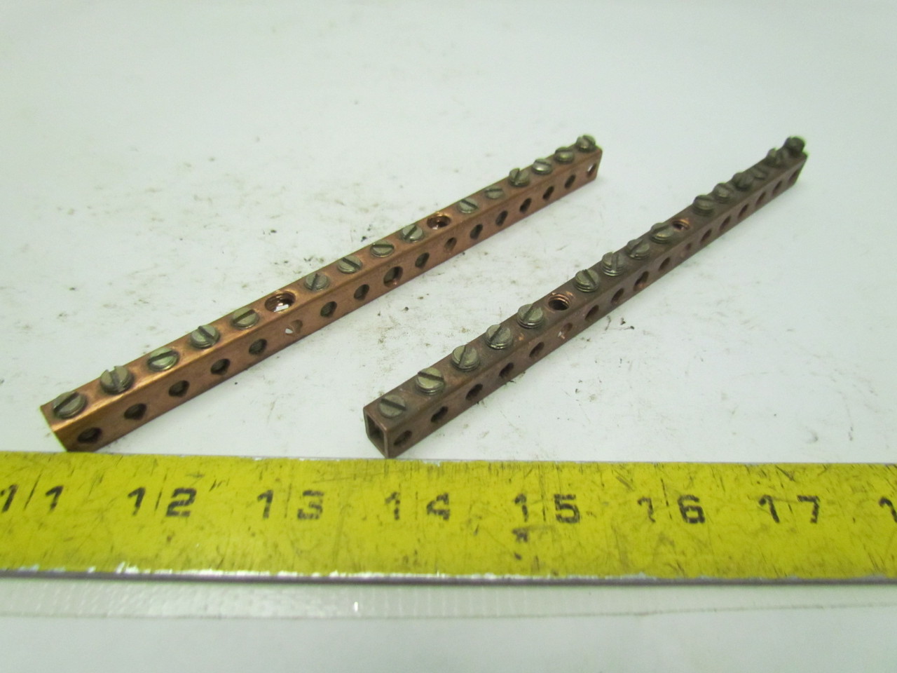 Ilsco D167 Copper Neutral Ground Bar 63/4 Length 600V Lot of 2 eBay