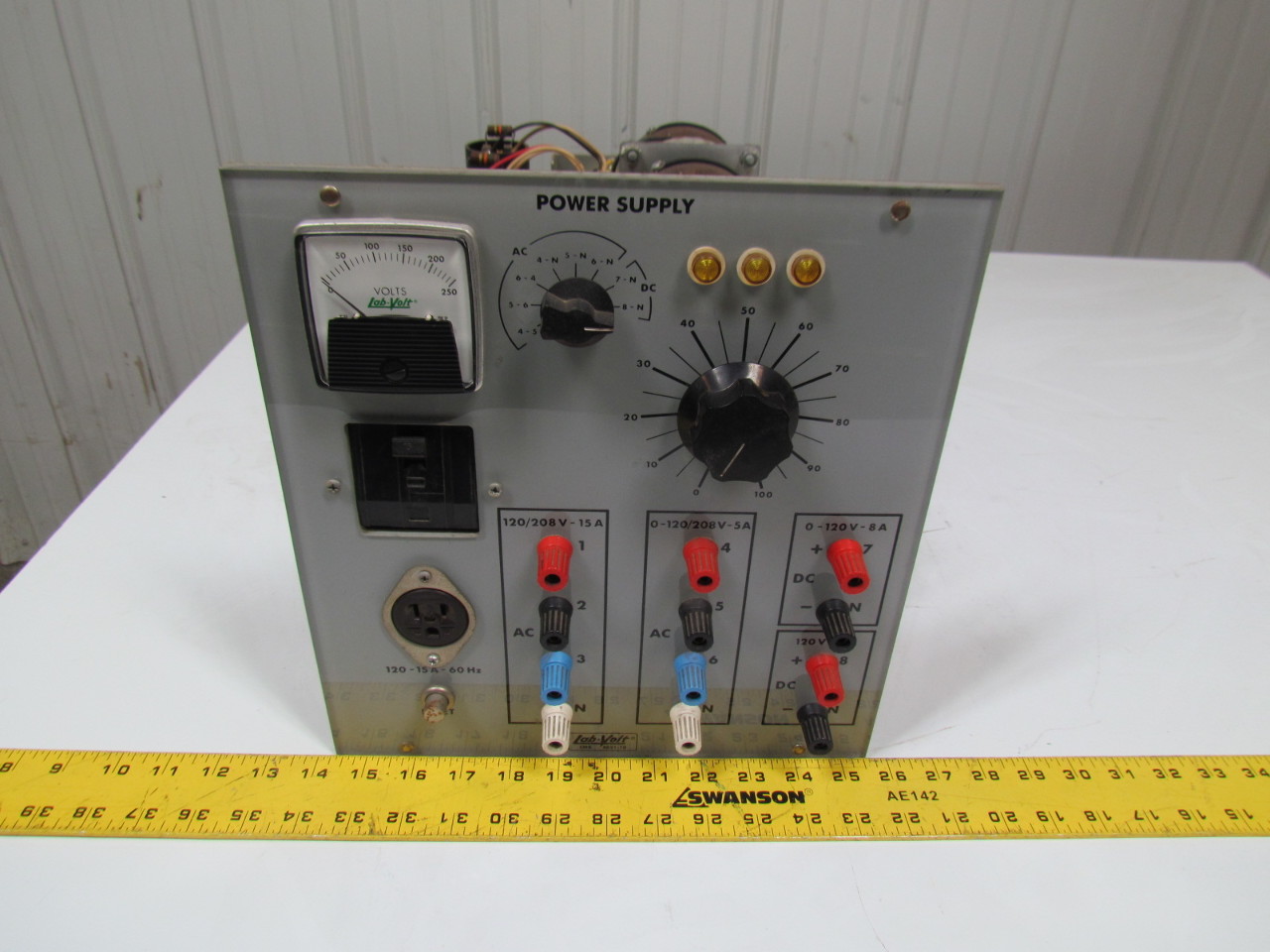LabVolt EMS 882110 Power Supply Module ElectroMechanical Training