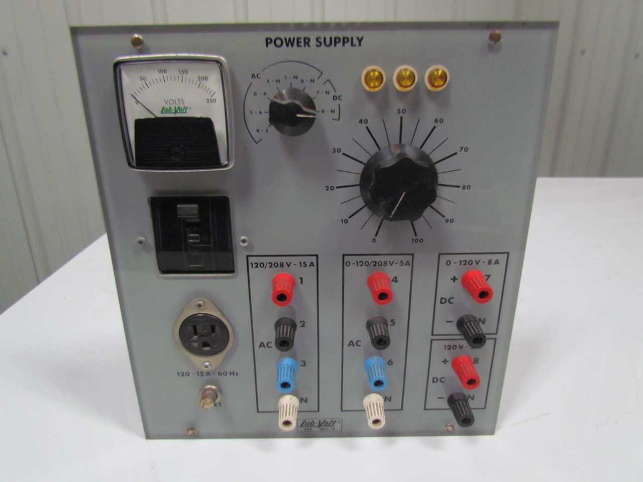 LabVolt EMS 882110 Power Supply Module ElectroMechanical Training