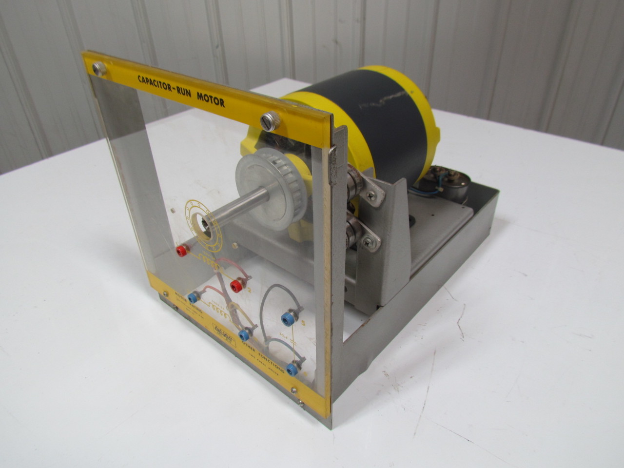 Lab Volt EMS8253 2 Phase Capacitor Run Motor Electromechanical