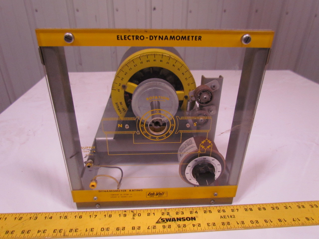 Lab Volt EMS 8911 ElectroDynamometer Electromechanical Training System