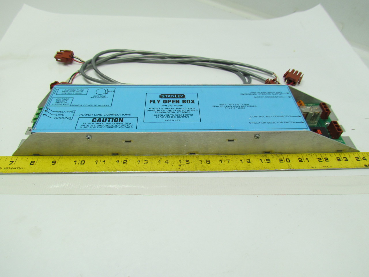 Stanley 972 313026 Automatic Door OpenerCloser Fly Open Control Box