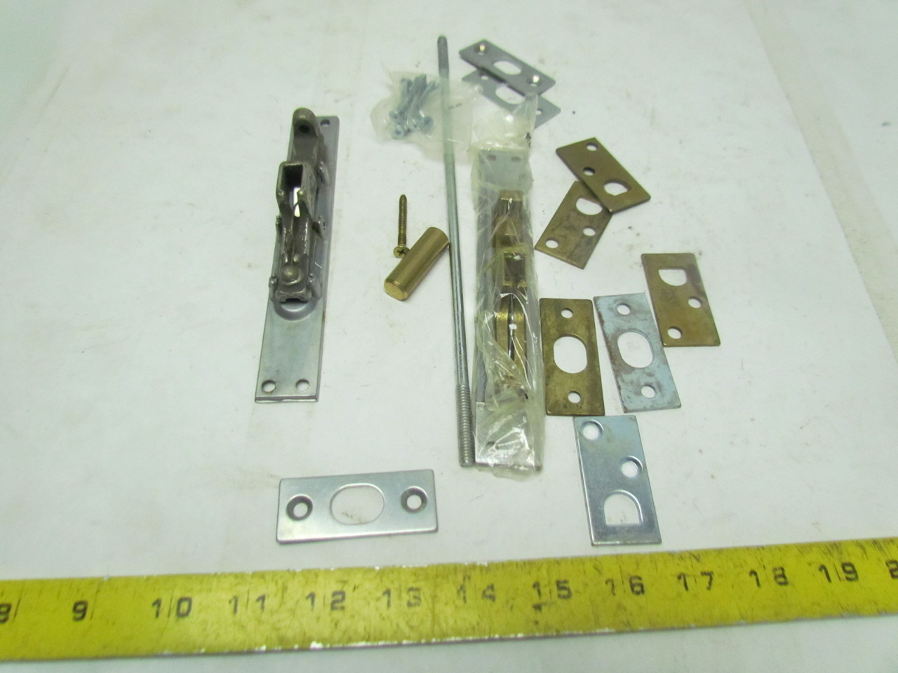 GlynnJohnson FB6AUS26D Manual Flush Bolt Commercial Door Satin Chrome