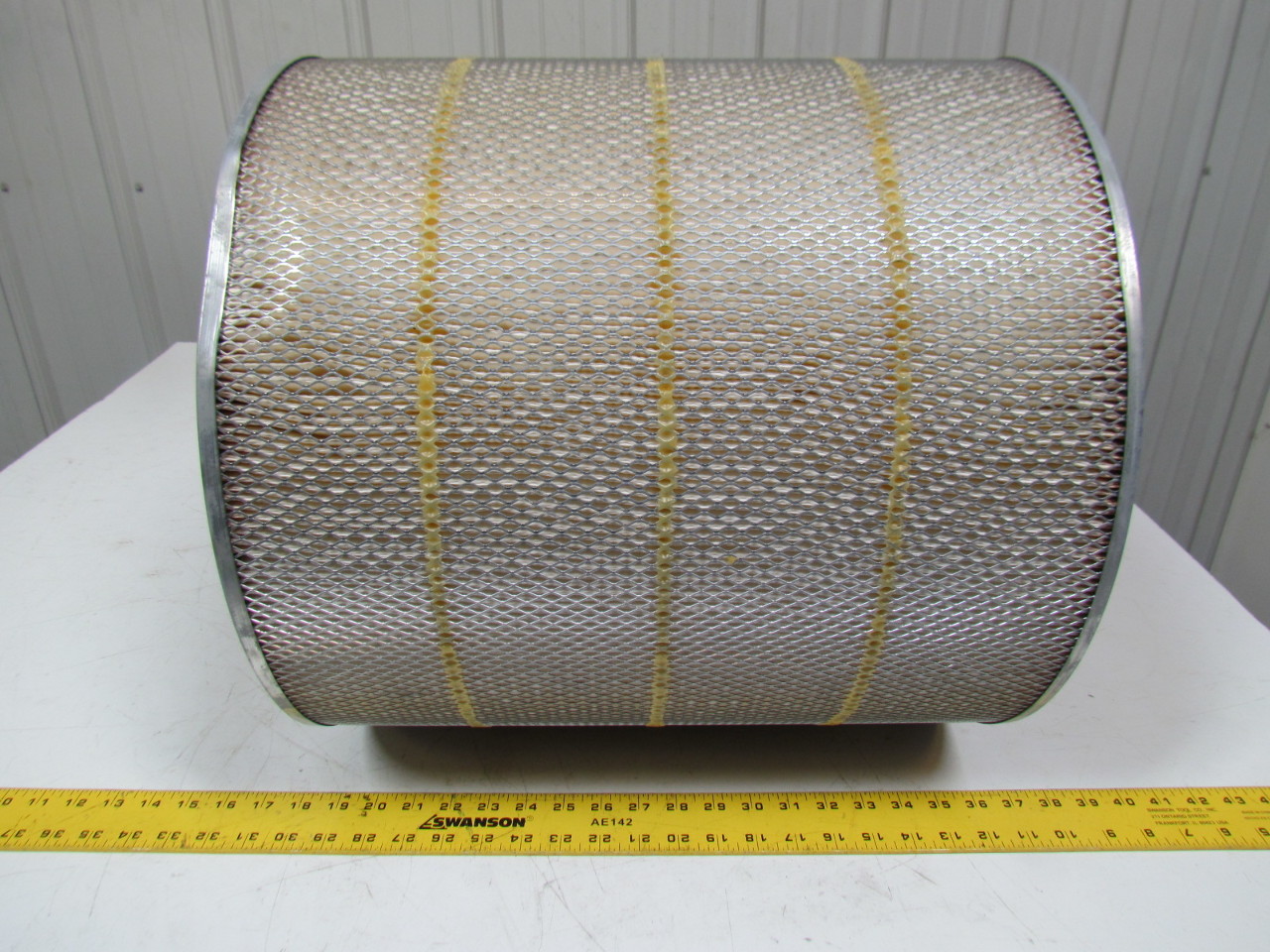 TriDim Filter 18"x18" Round Industrial Air Filter Element Dust