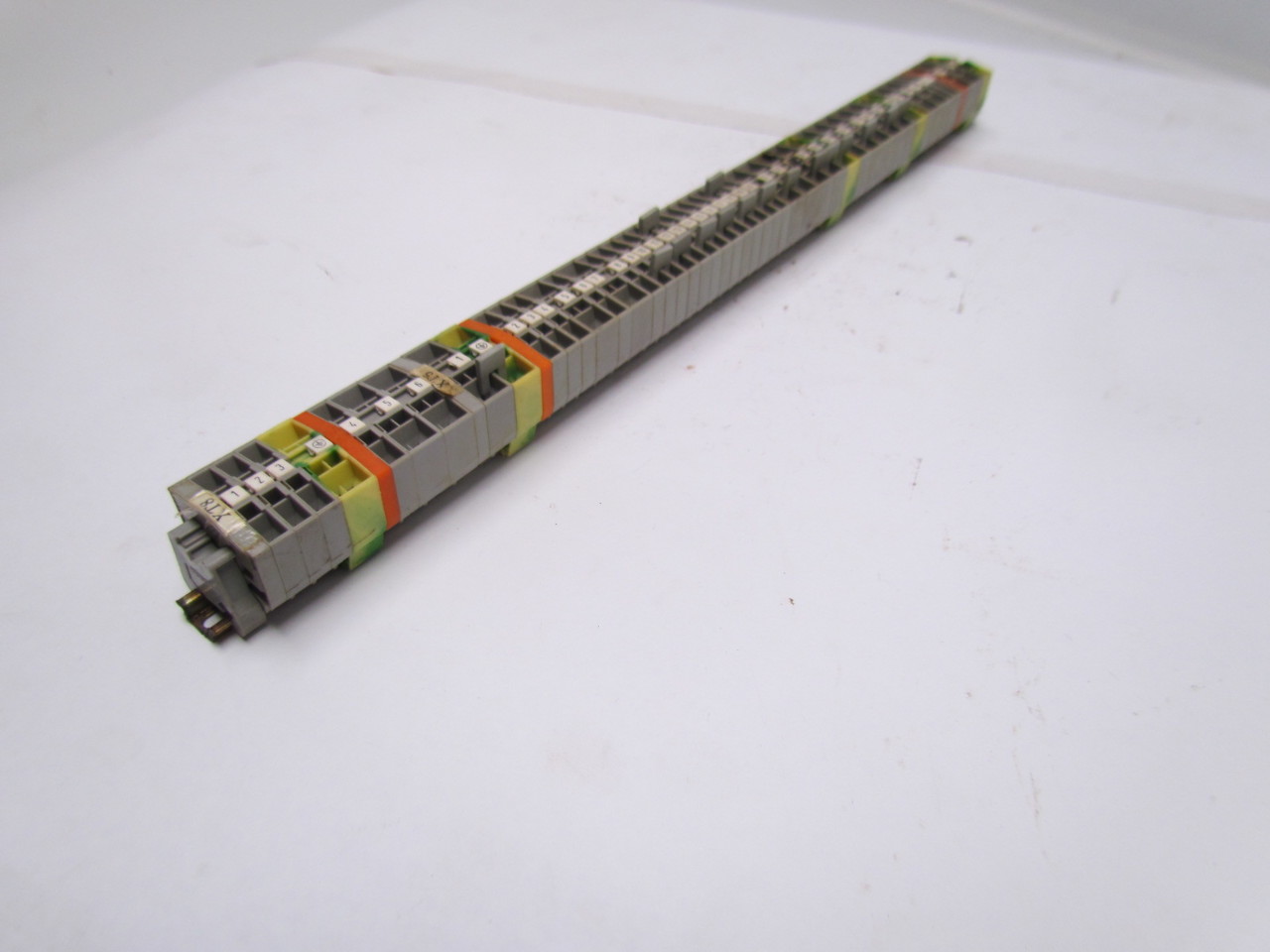 Wago 264711 46 Terminal Blocks On 15MM Din Rail 438MM Length eBay