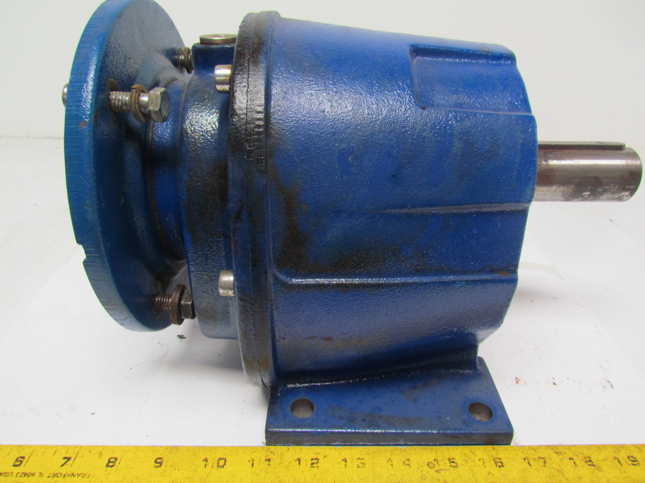Varmec Inline Helical Gear Reducer 51 Ratio eBay
