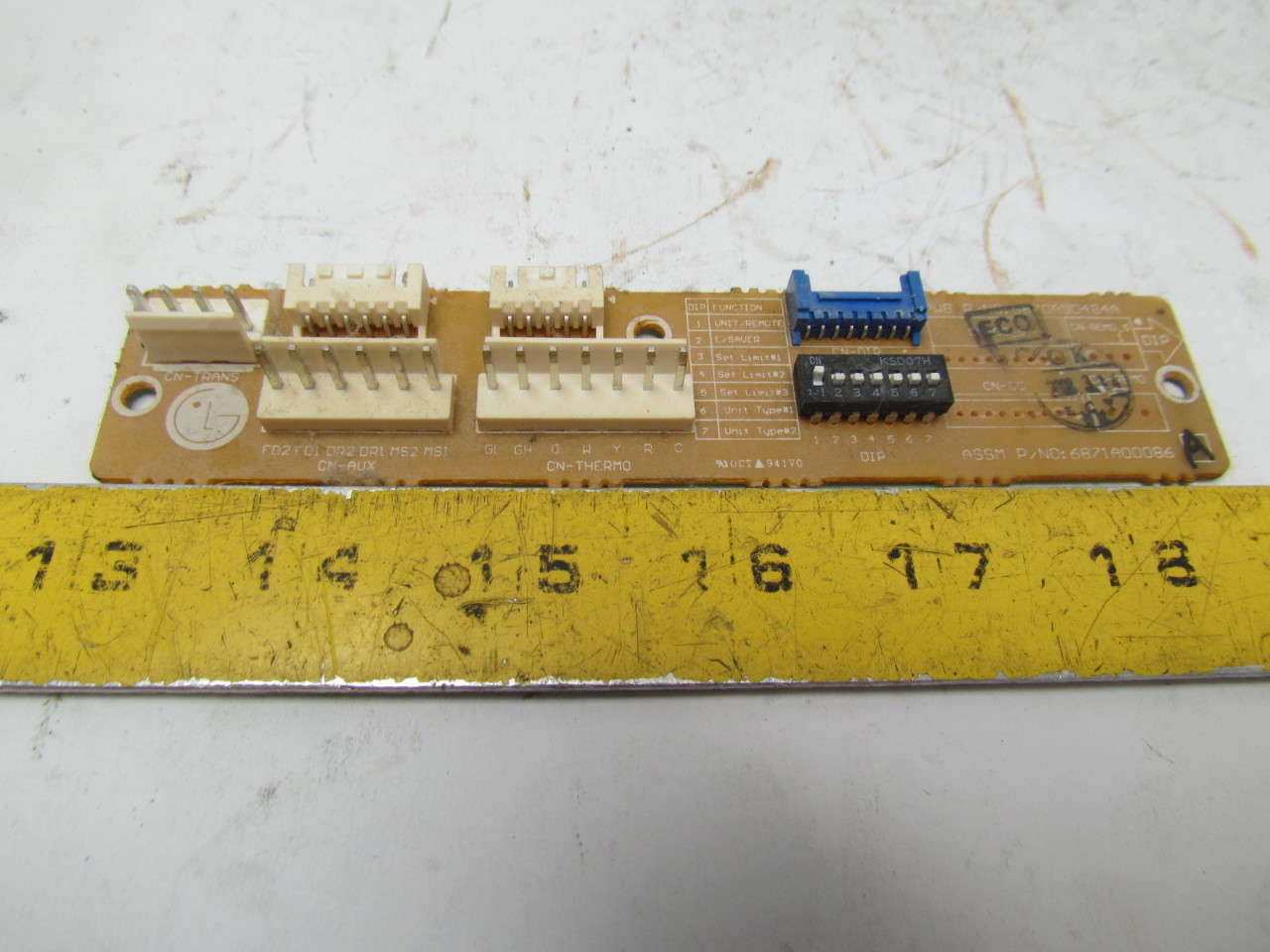 LG Electronics 6871A00086A Air Conditioner Main Control Board Sub