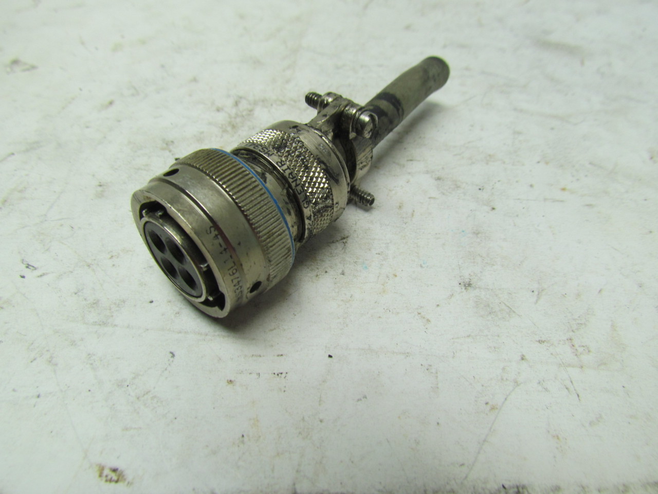 Amphenol Deutsch MS3476L144S 4 Pin Female Connector W/Housing & Clamp