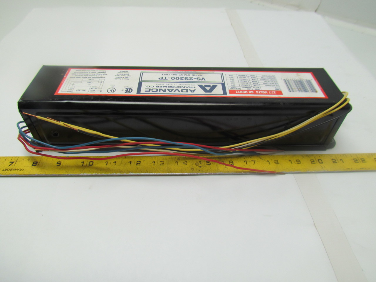 Advance Transformer VS2S200TP Rapid Start Ballast 277V Two Lamp Fluorescent eBay