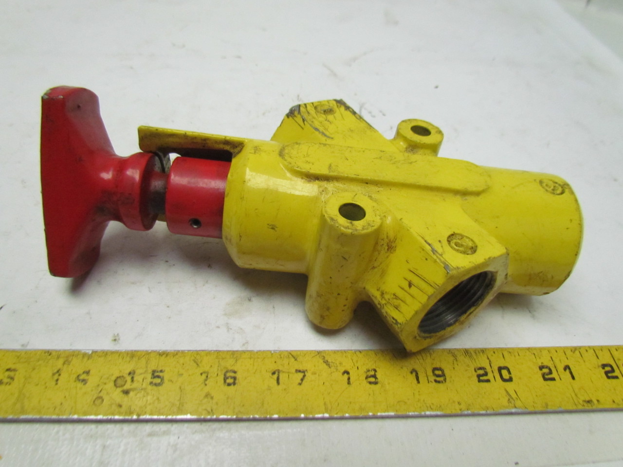 Parker Schrader Bellows LV80A 1"npt Pneumatic Lockout Safety Valve
