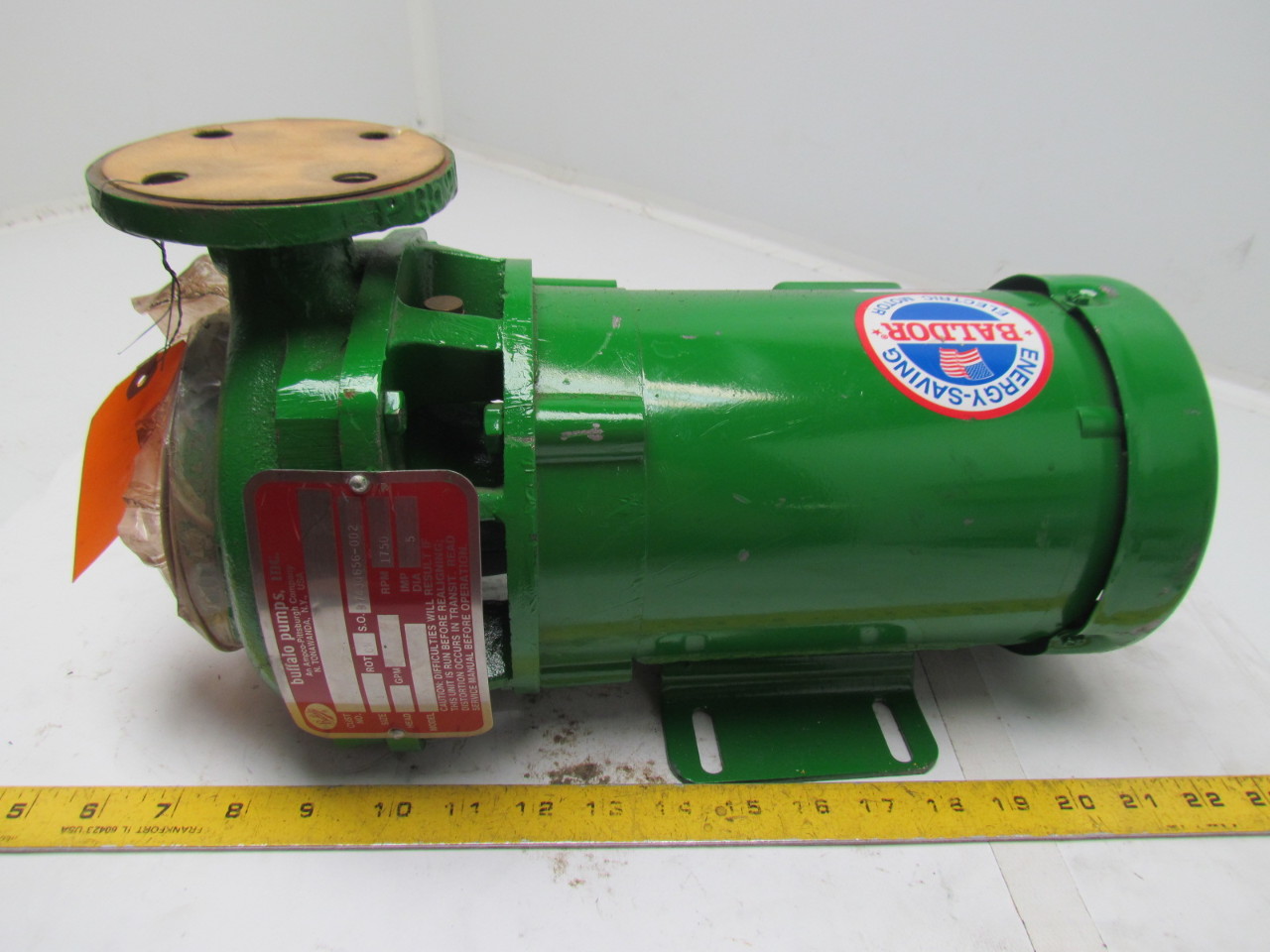 Buffalo Pumps BPM Size 1 Centrifugal Pump 1/2 HP 3PH 208230/460V