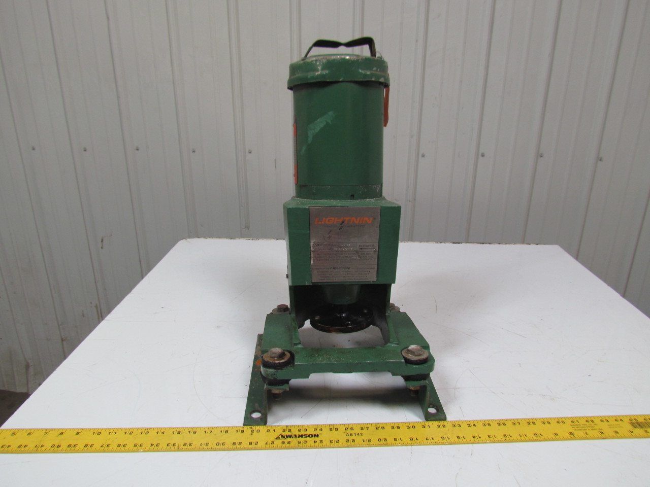 Lightnin XJQ65 MixerAerator .65HP 230/460V Fixed Mount w/Angle Risers