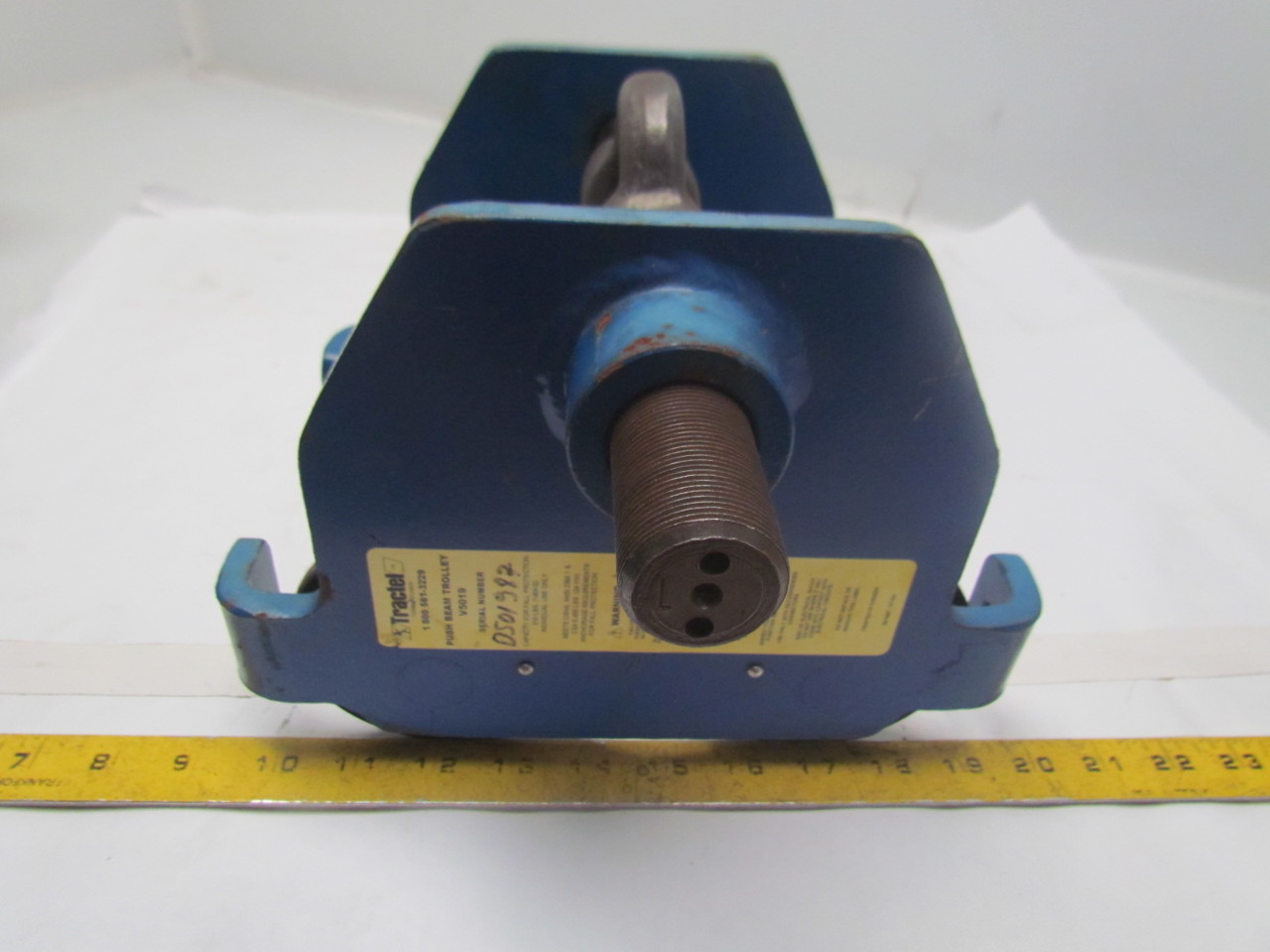 TRACTEL V5019 Fall Protection Anchor Beam Trolley 2.3 to 8.7" Width