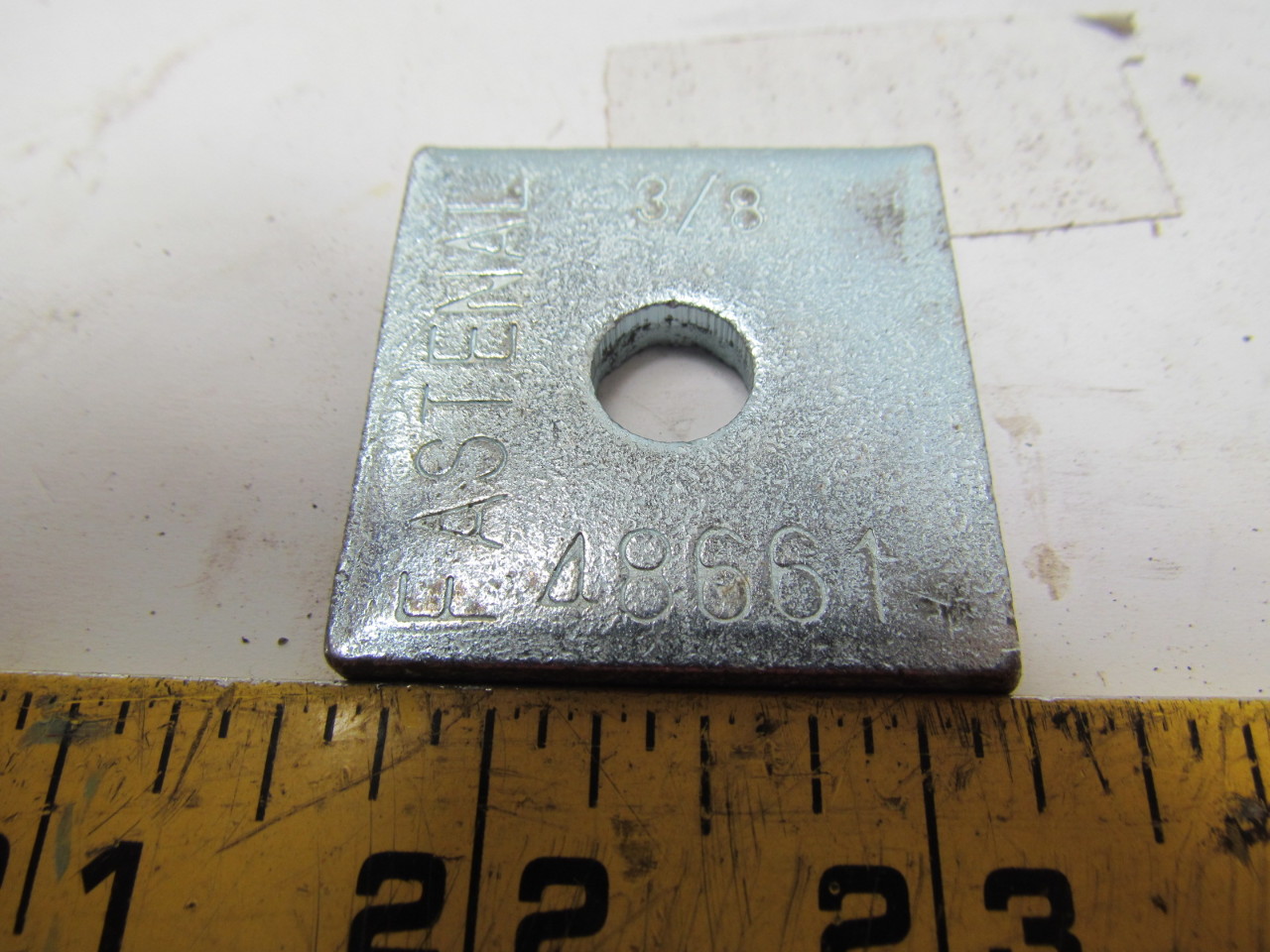 Fastenal 48661 3/8" Square Channel Washer Strut Flat Plate Lot of 98 eBay