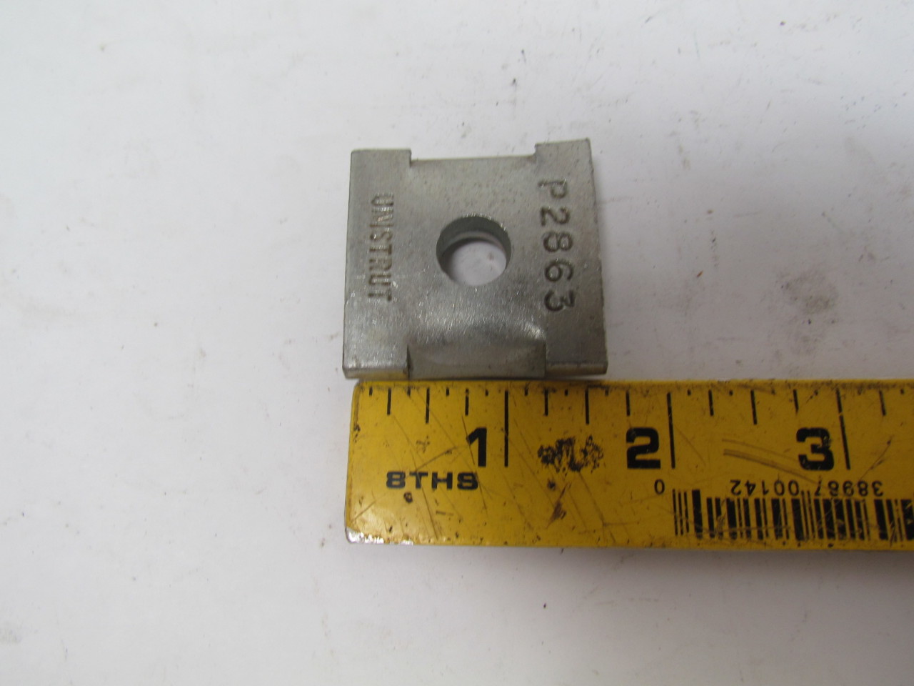 Unistrut P2863 3/8" Square Washers Dimpled Lot of 16 eBay