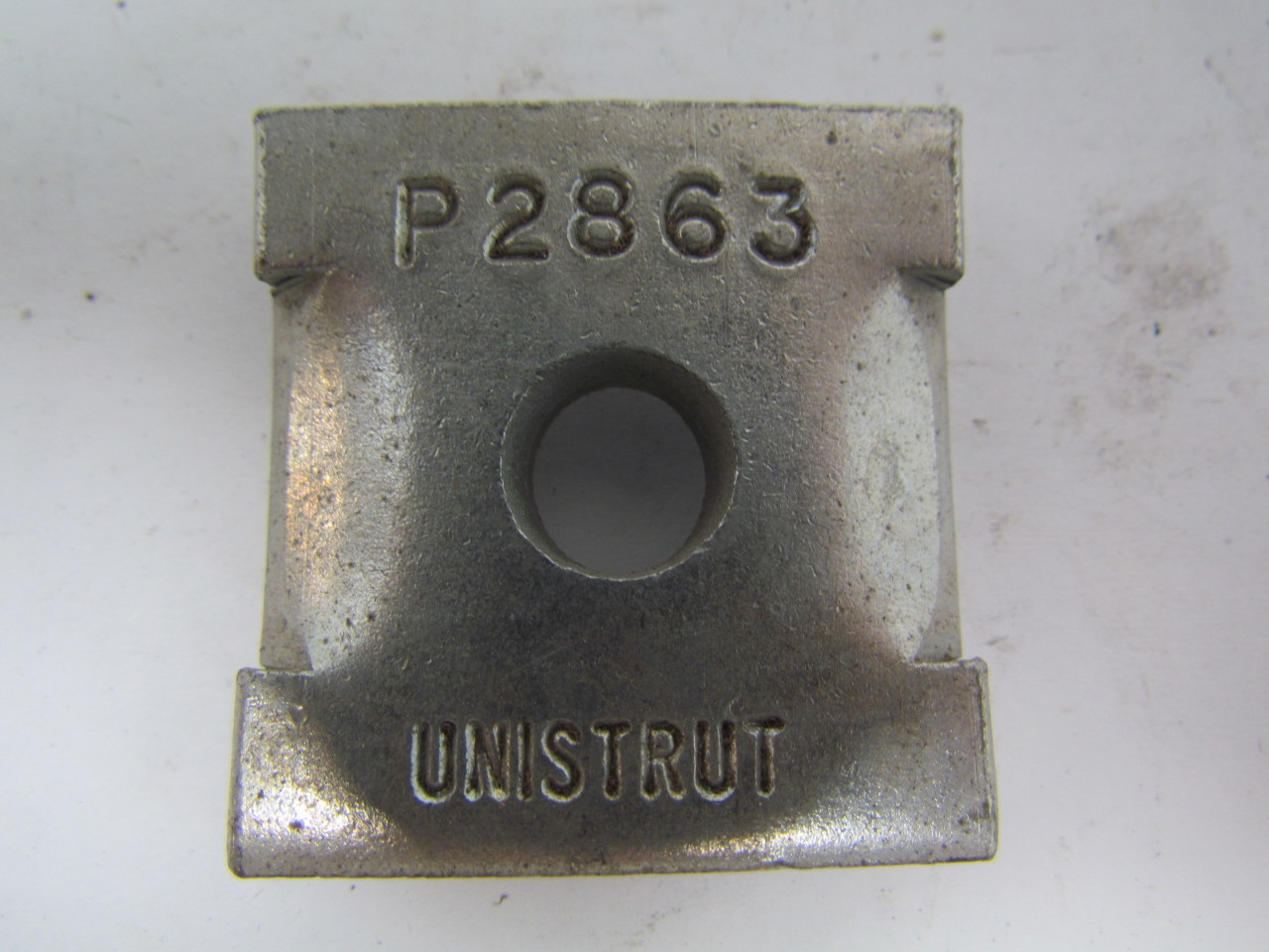 Unistrut P2863 3/8" Square Washers Dimpled Lot of 16 eBay