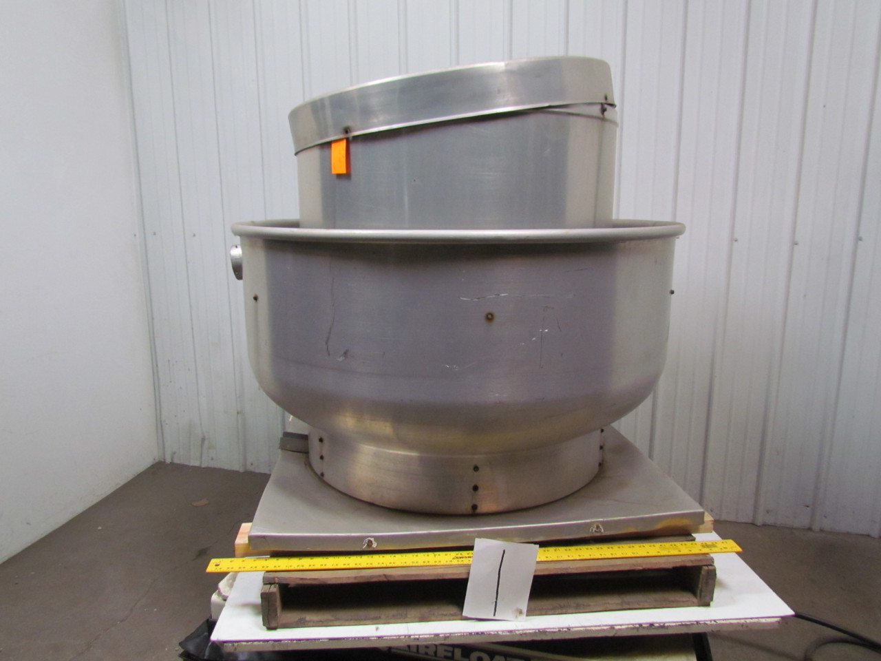 Dayton 4HX99 Centrifugal Roof Ventilator 30" 30" belt drive upblast 5HP 3PH