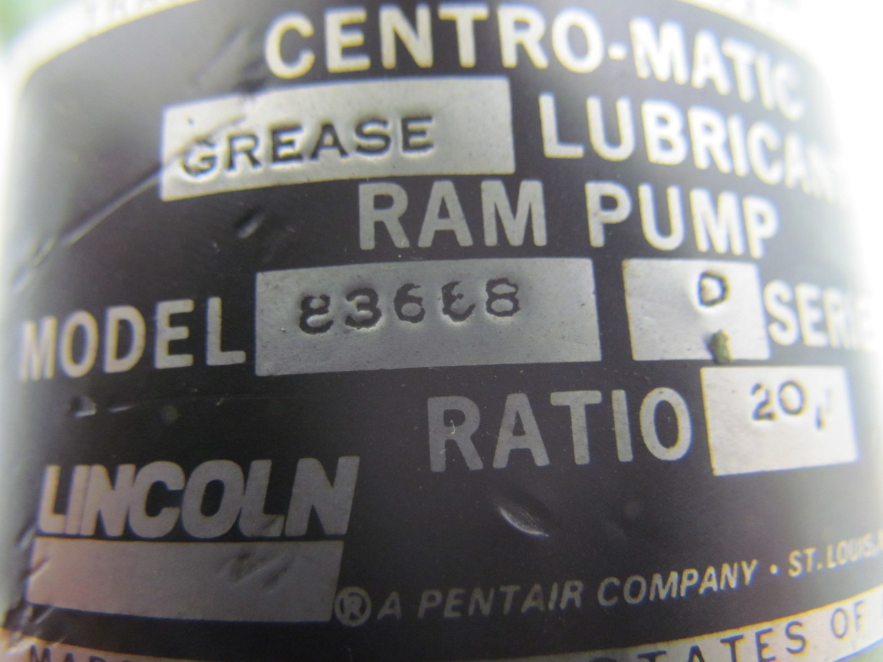 Lincoln CentroMatic 83668 Pneumatic High Pressure Grease Ram Pump eBay
