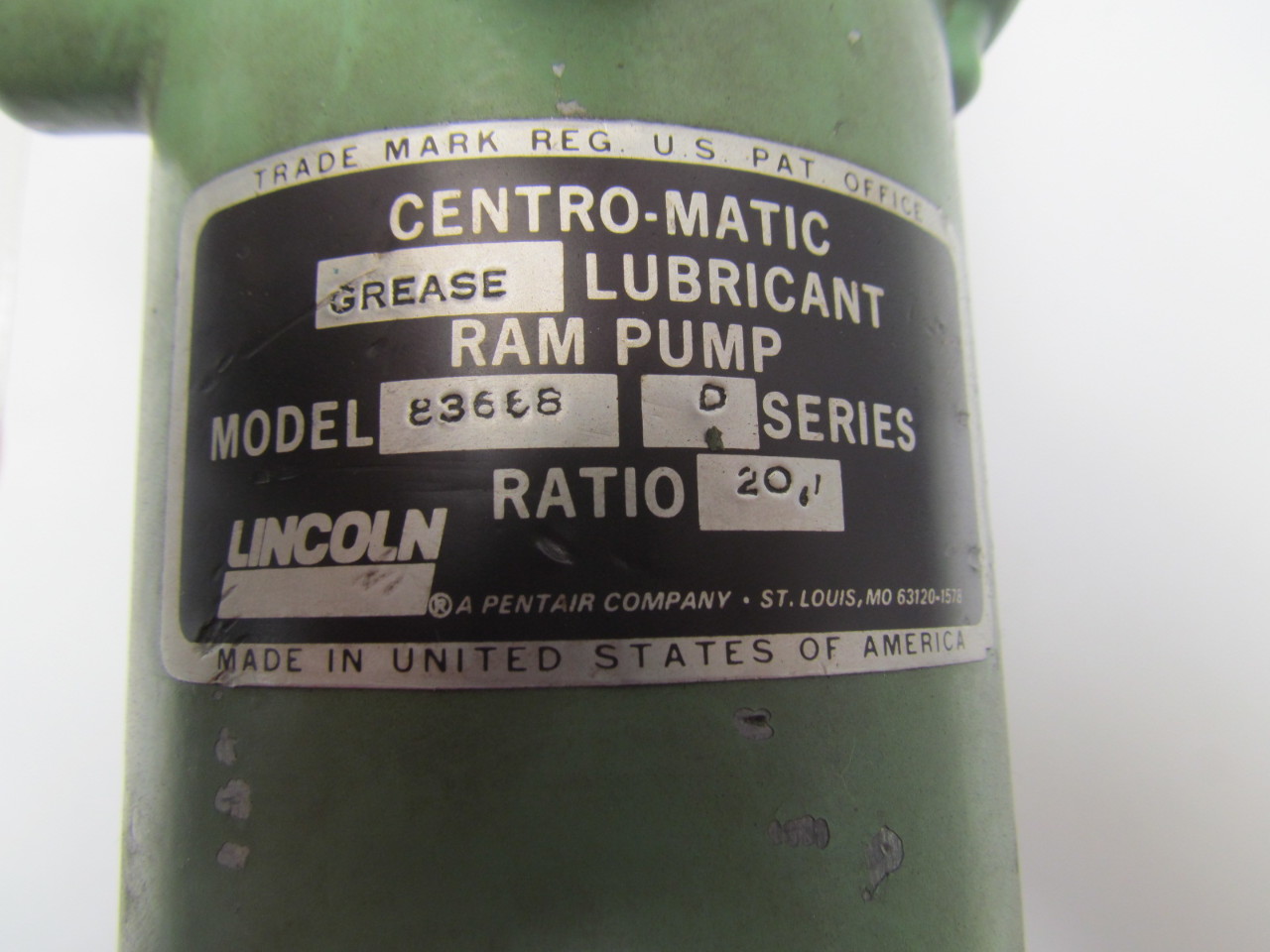Lincoln CentroMatic 83668 Pneumatic High Pressure Grease Ram Pump eBay