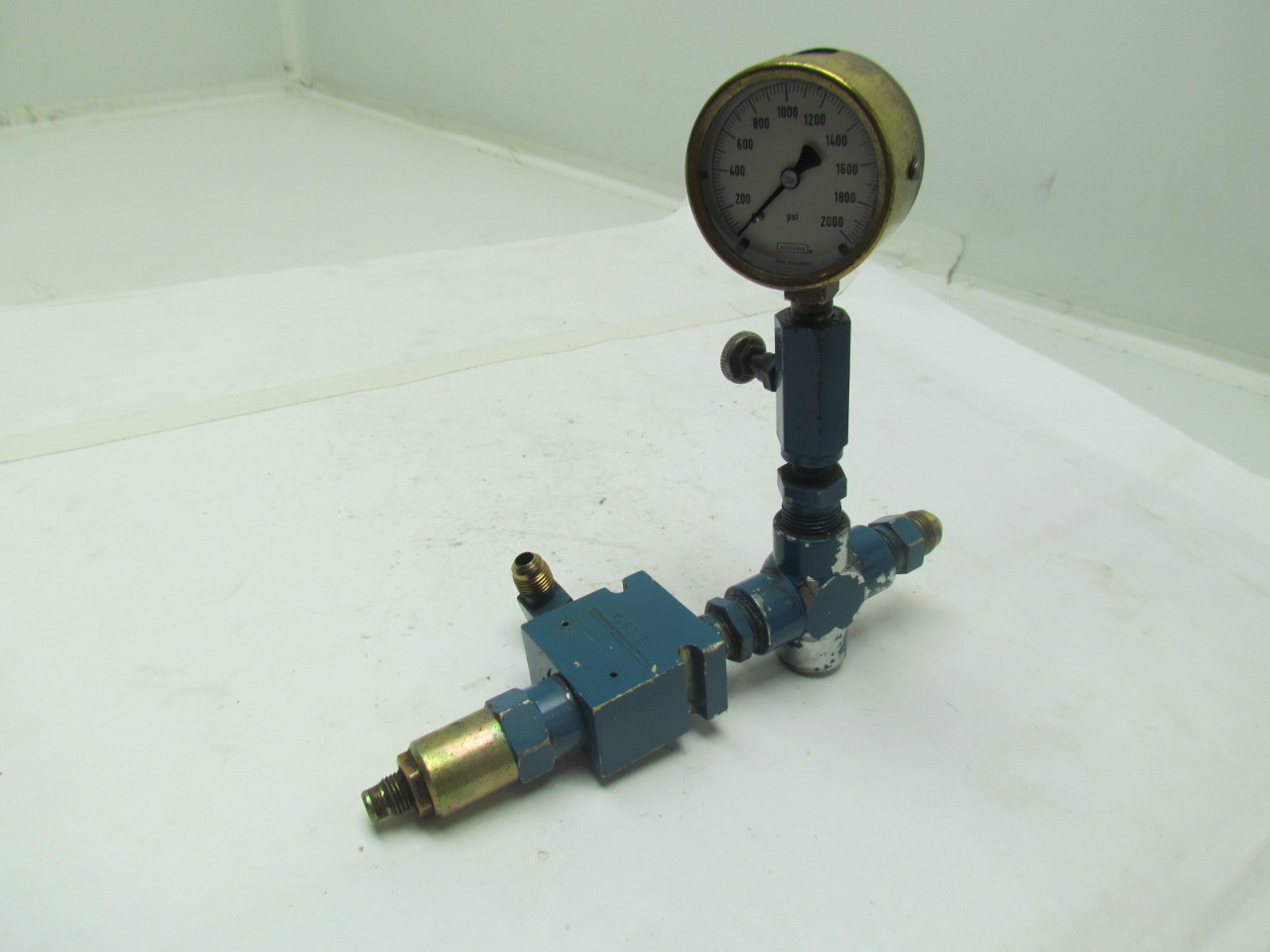 Vickers 20057A Relief Valve Block w/RV110S018/ Poppet Valve